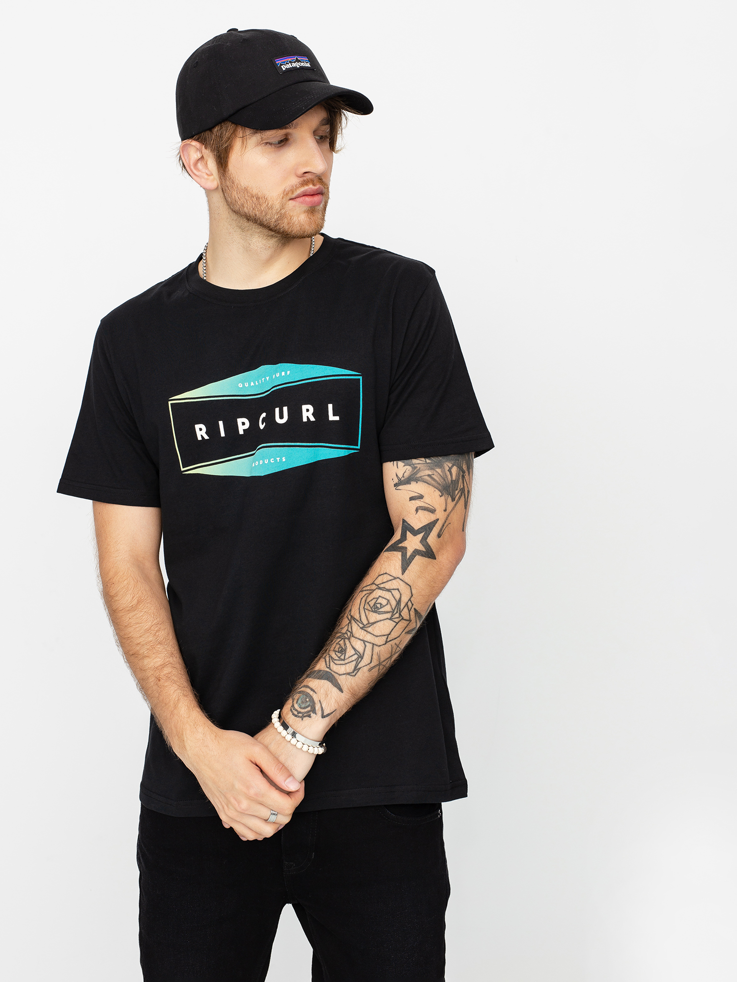 T-shirt Rip Curl Neon (black)