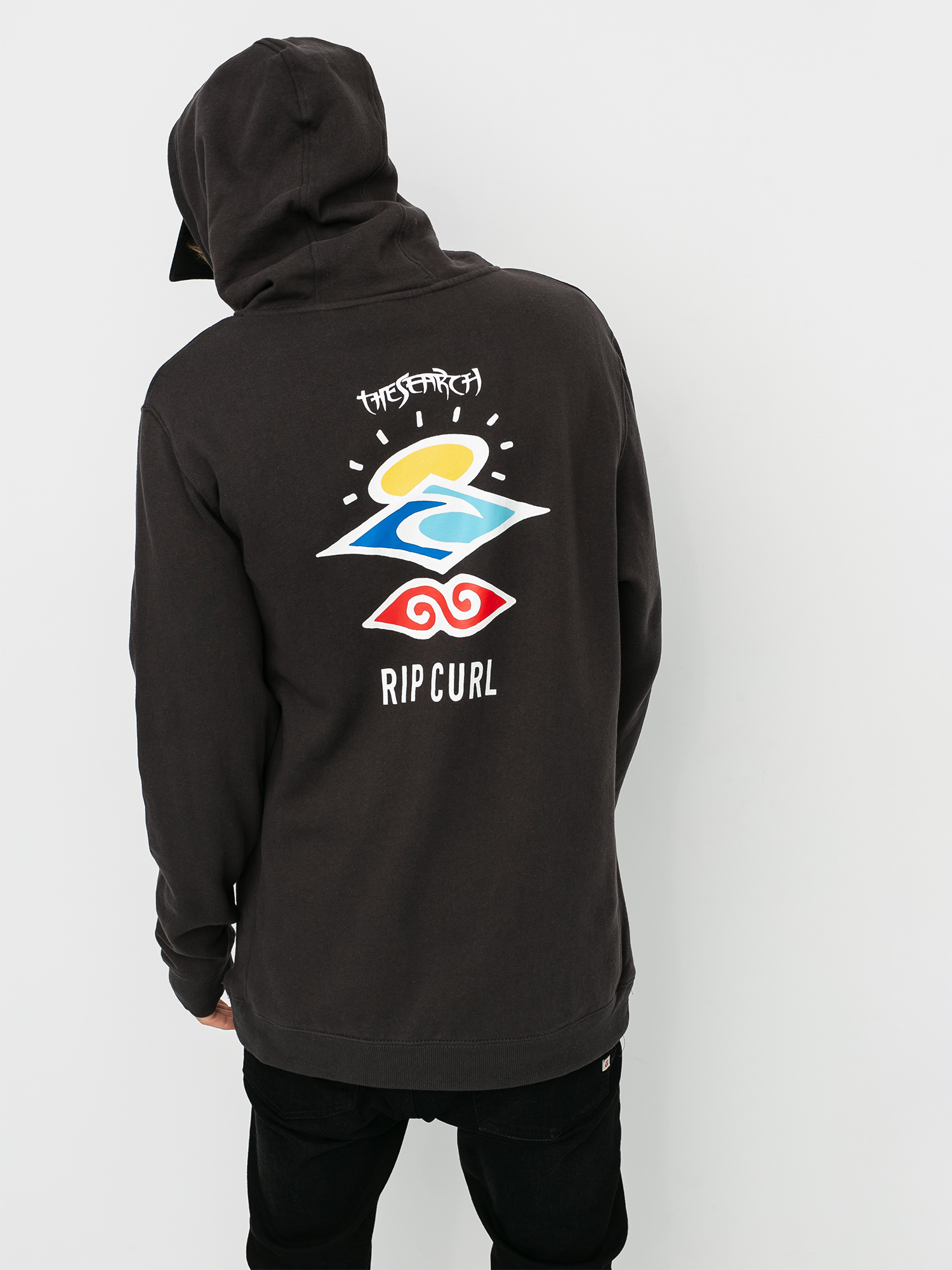 Bluza z kapturem Rip Curl Search Icon HD (washed black)