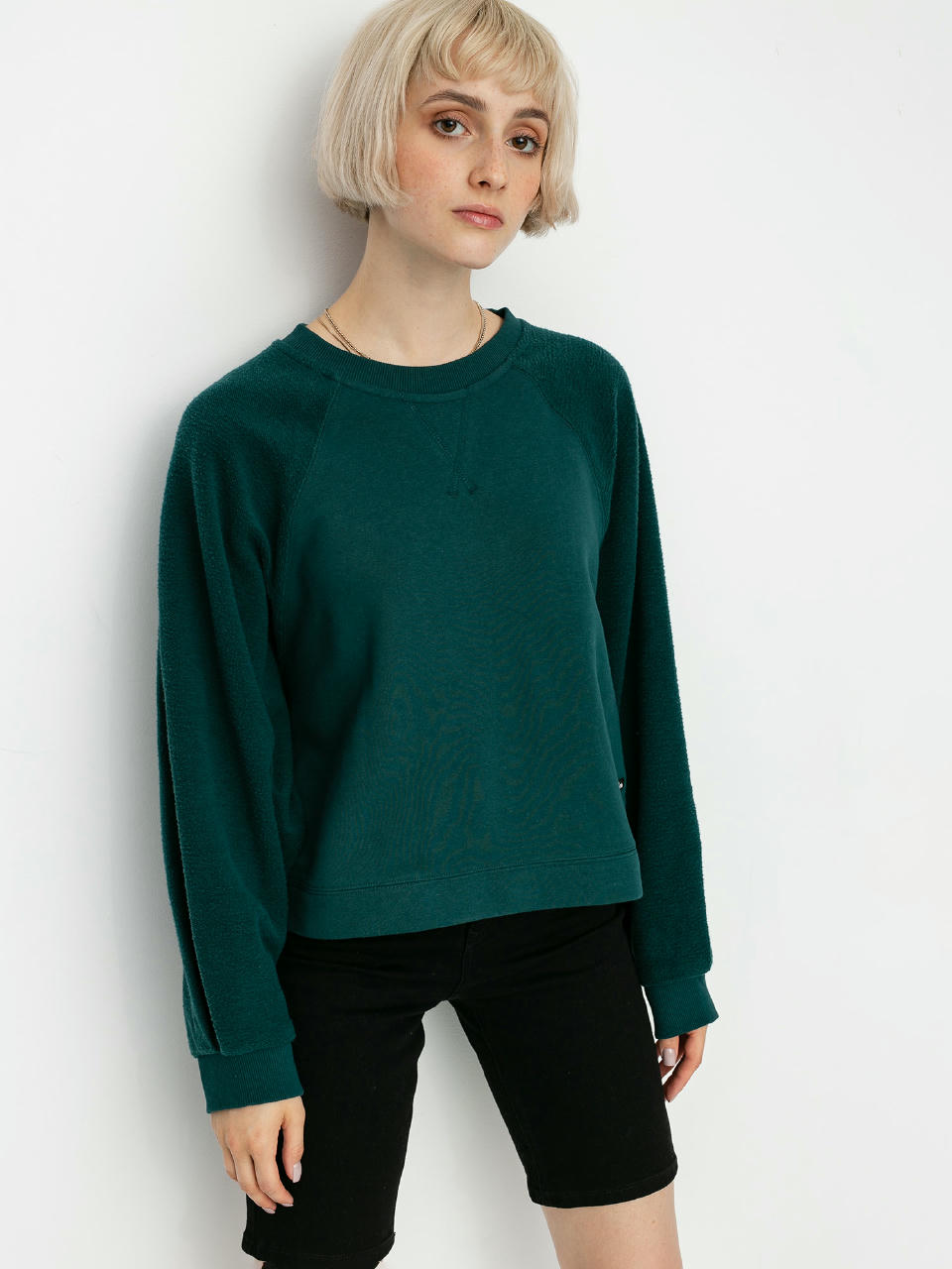 Bluza Volcom Brushism Fleece Wmn (emerald green)