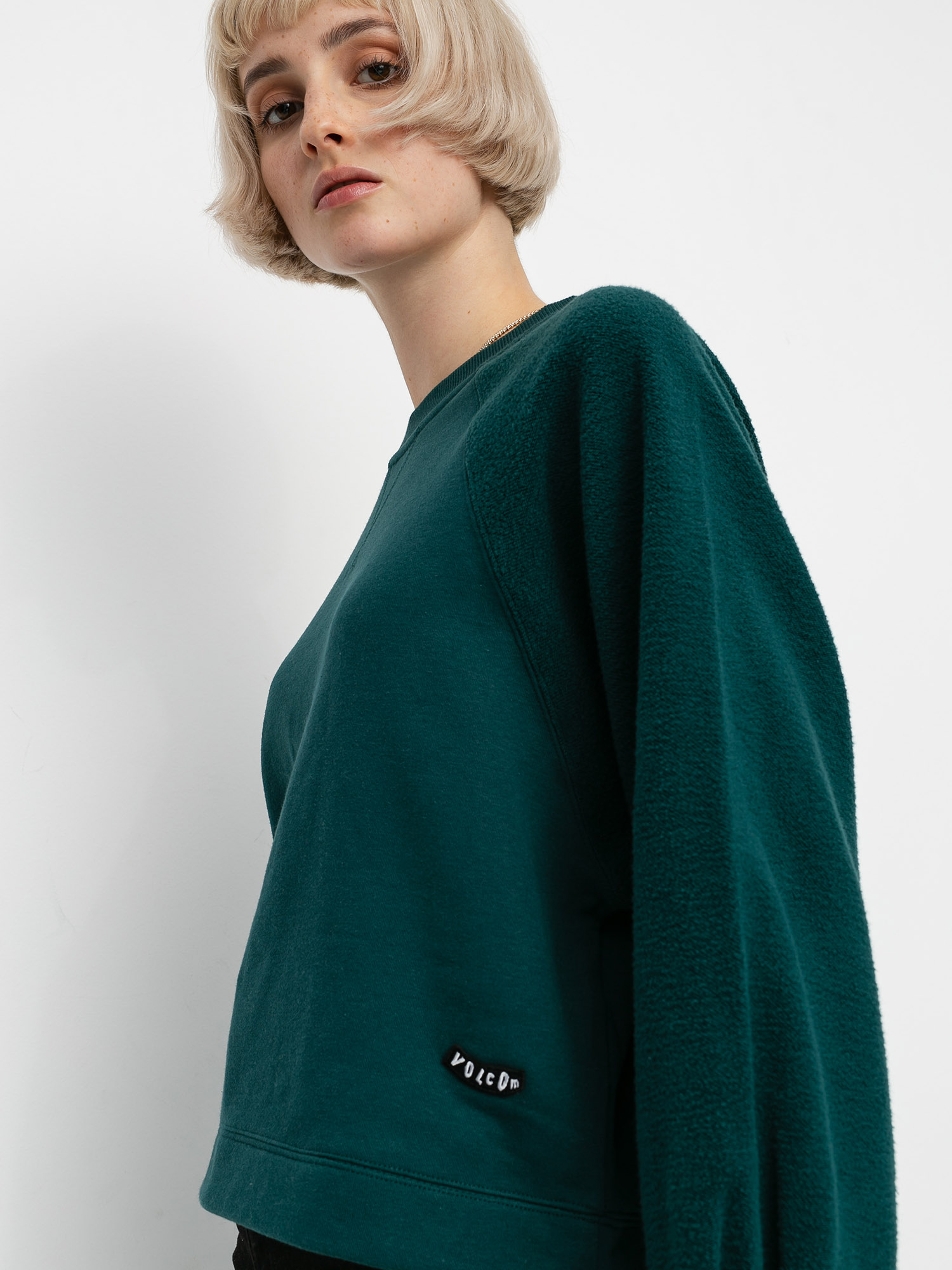 Bluza Volcom Brushism Fleece Wmn (emerald green)