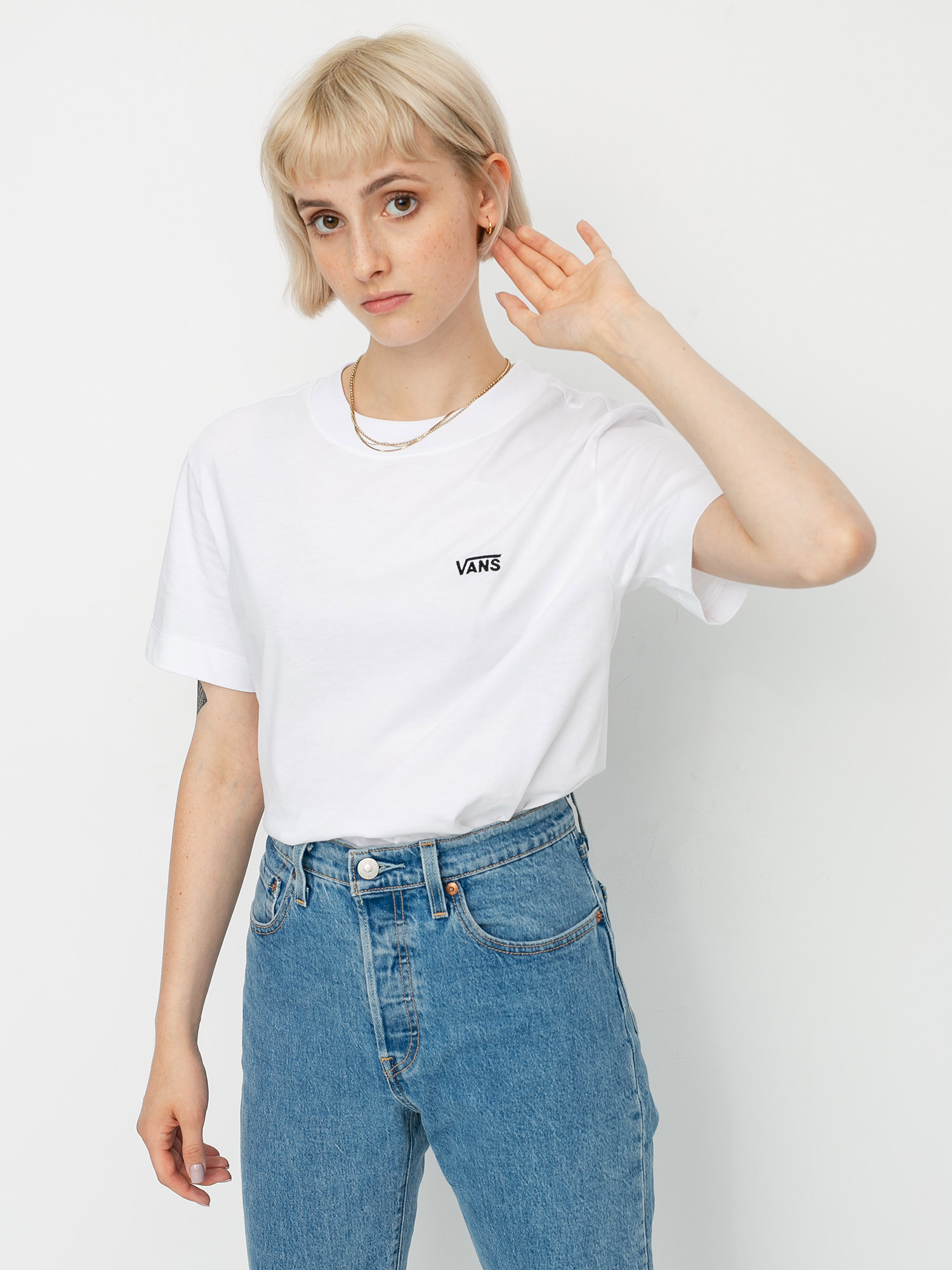 T-shirt Vans Junior V Boxy Wmn (white)