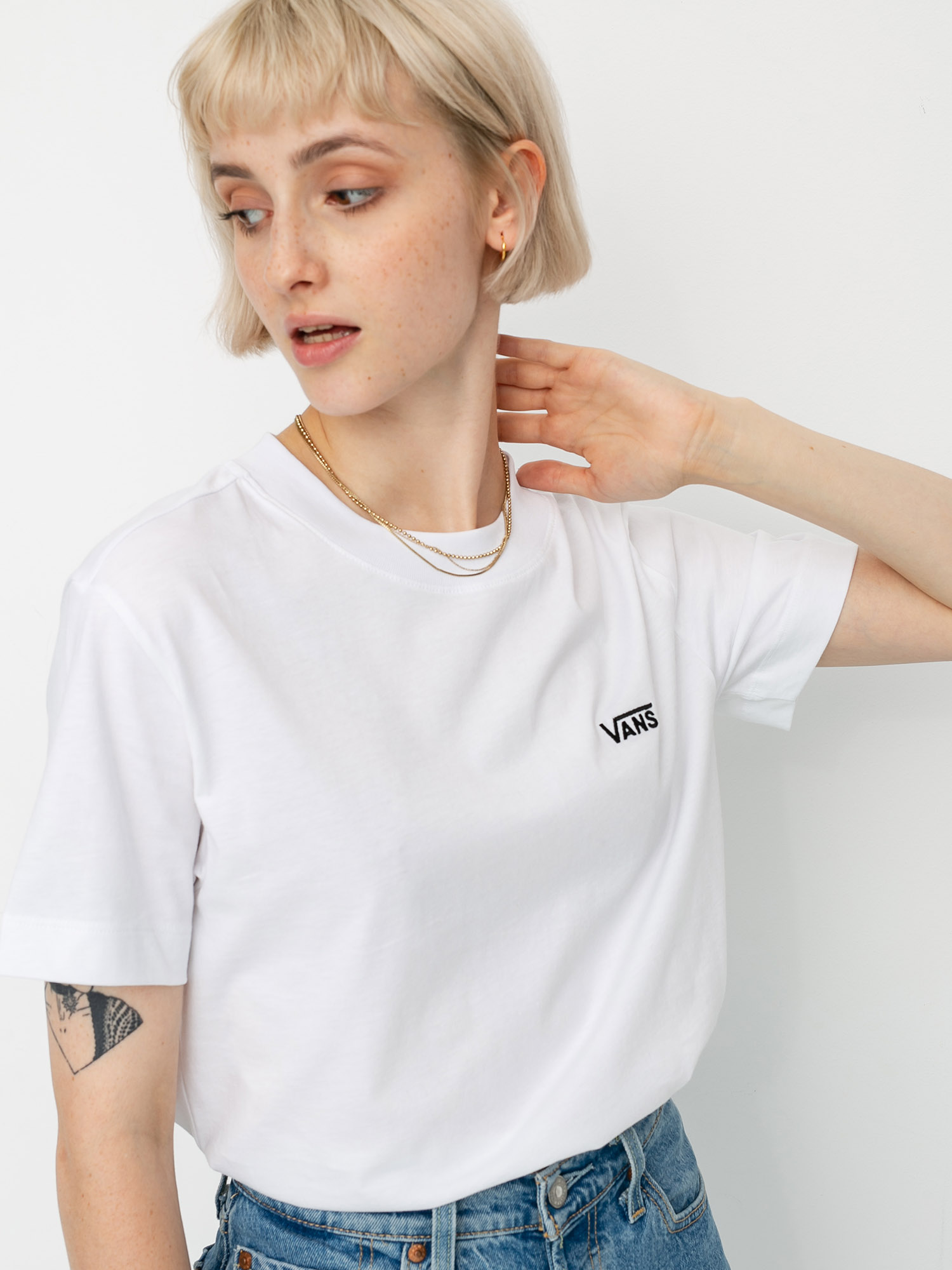 T-shirt Vans Junior V Boxy Wmn (white)