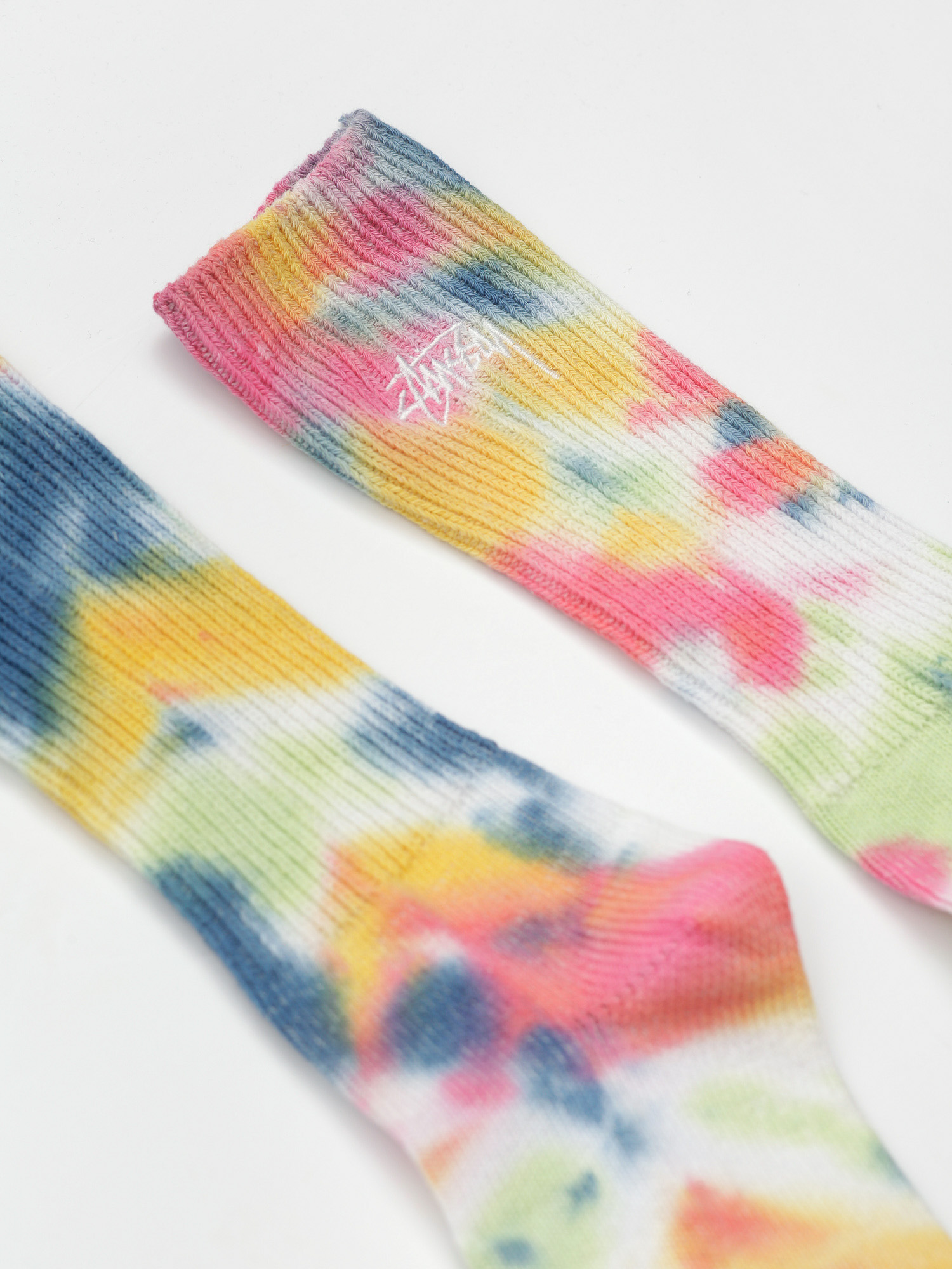 Skarpetki Stussy Tie Dye (pink)