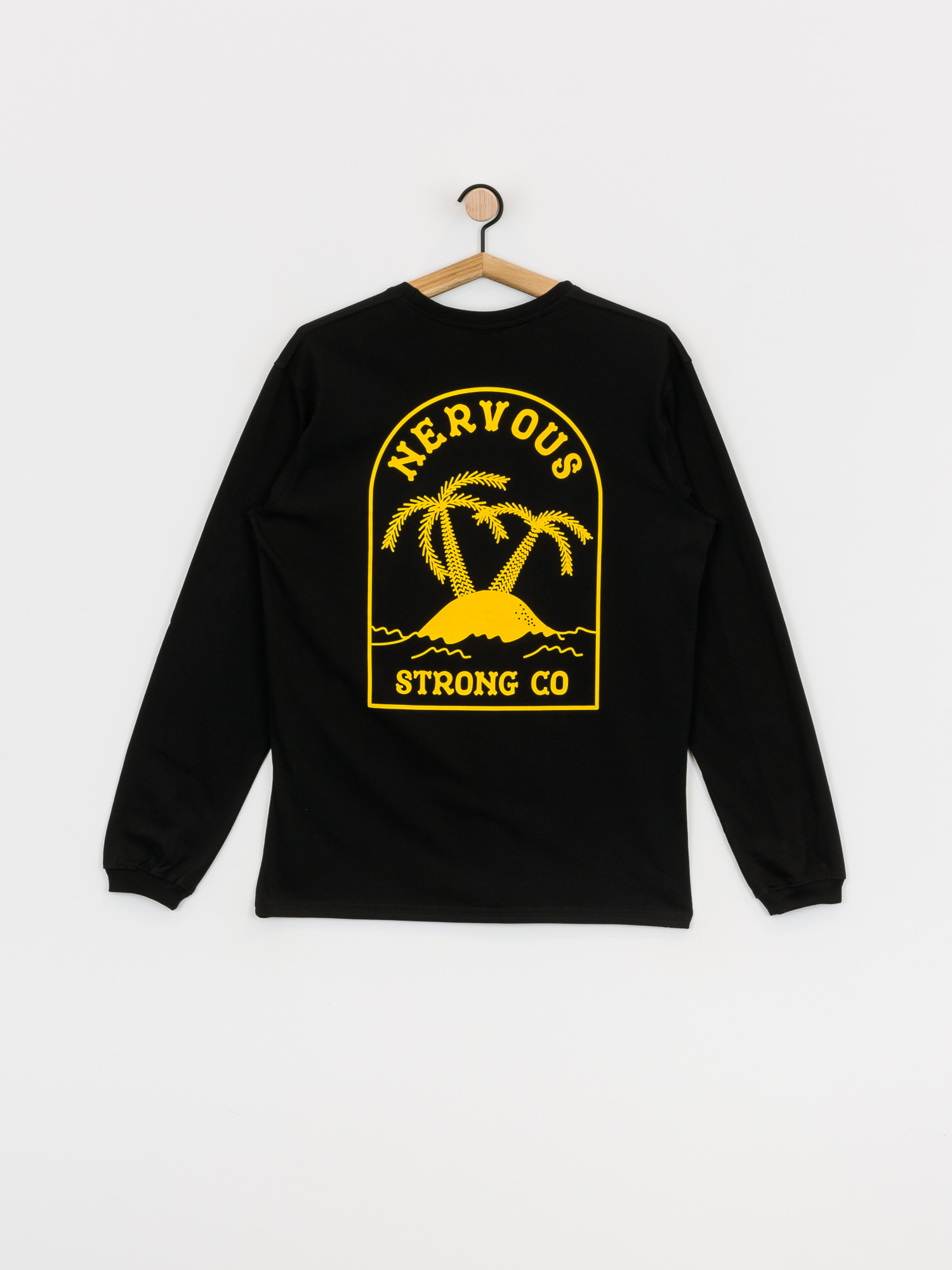 Longsleeve Nervous Island (black)
