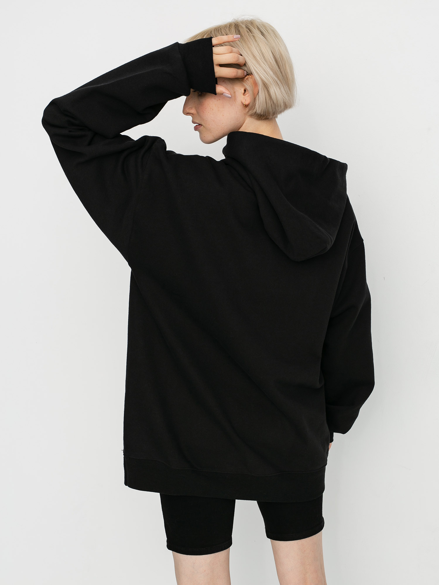 Bluza z kapturem Thrasher Flame HD Wmn (black)