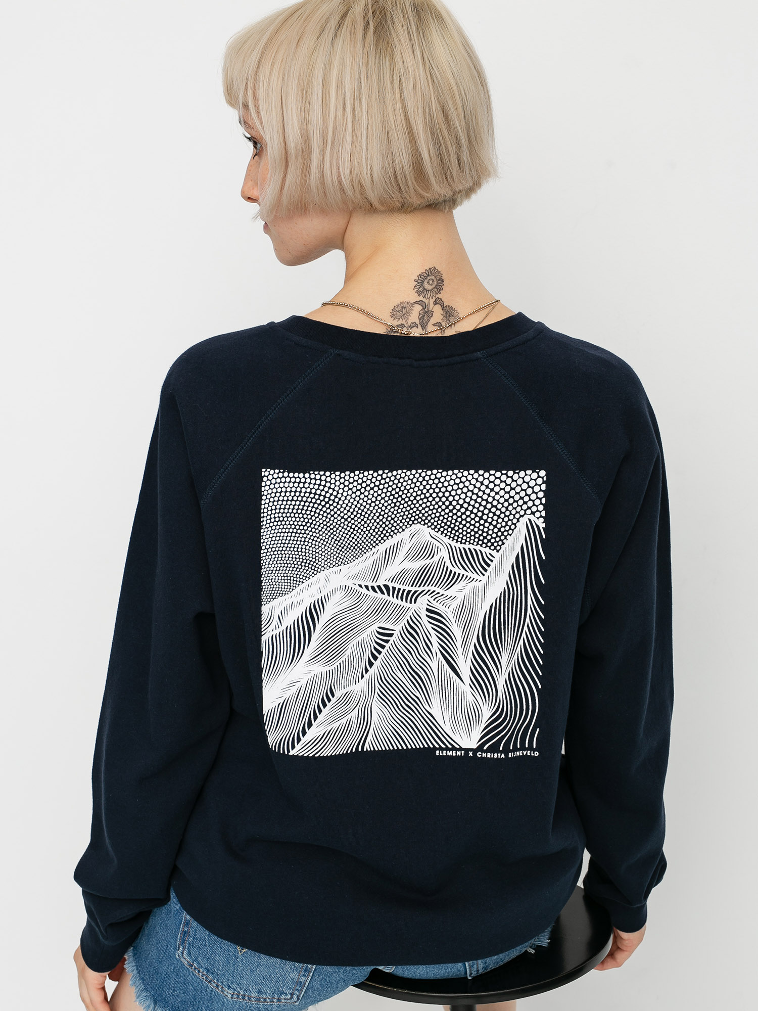 Bluza Element Christa Crew Ft Wmn (eclipse navy)