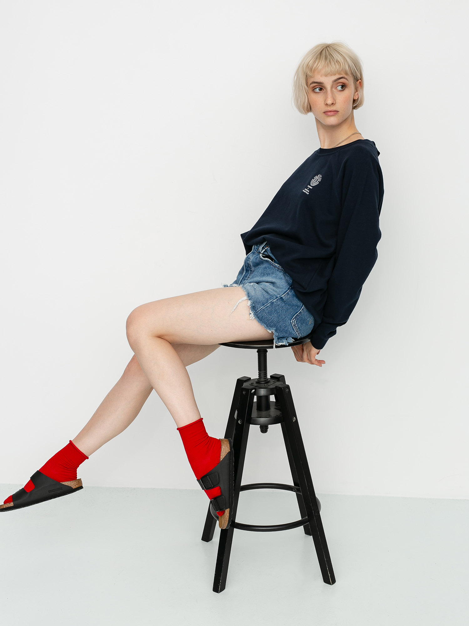 Bluza Element Christa Crew Ft Wmn (eclipse navy)