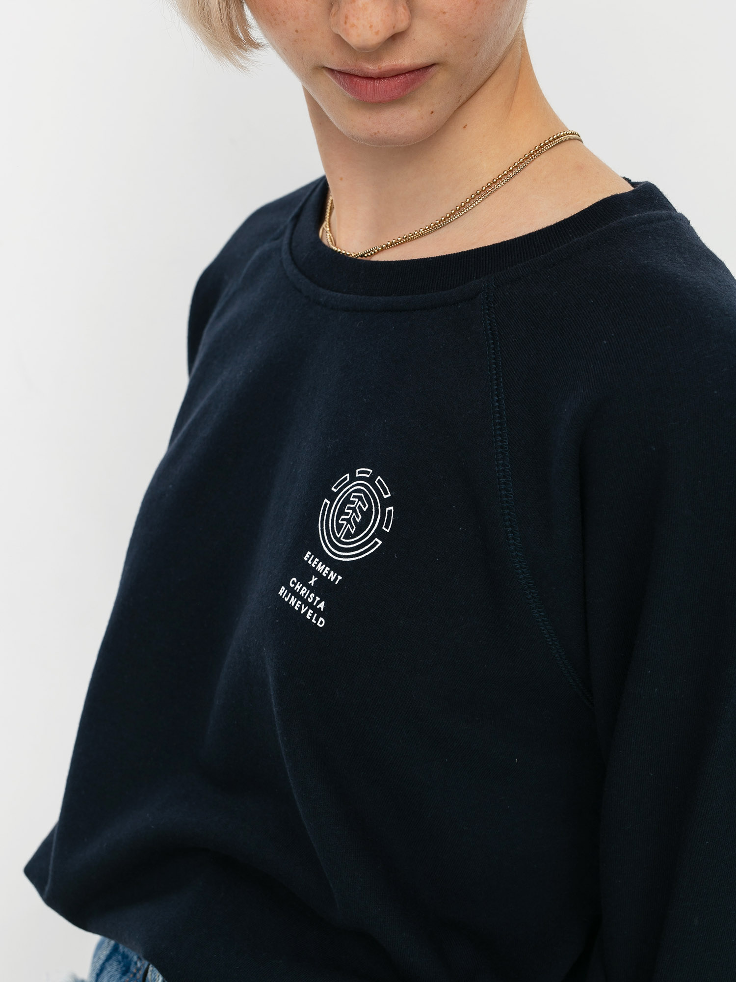 Bluza Element Christa Crew Ft Wmn (eclipse navy)