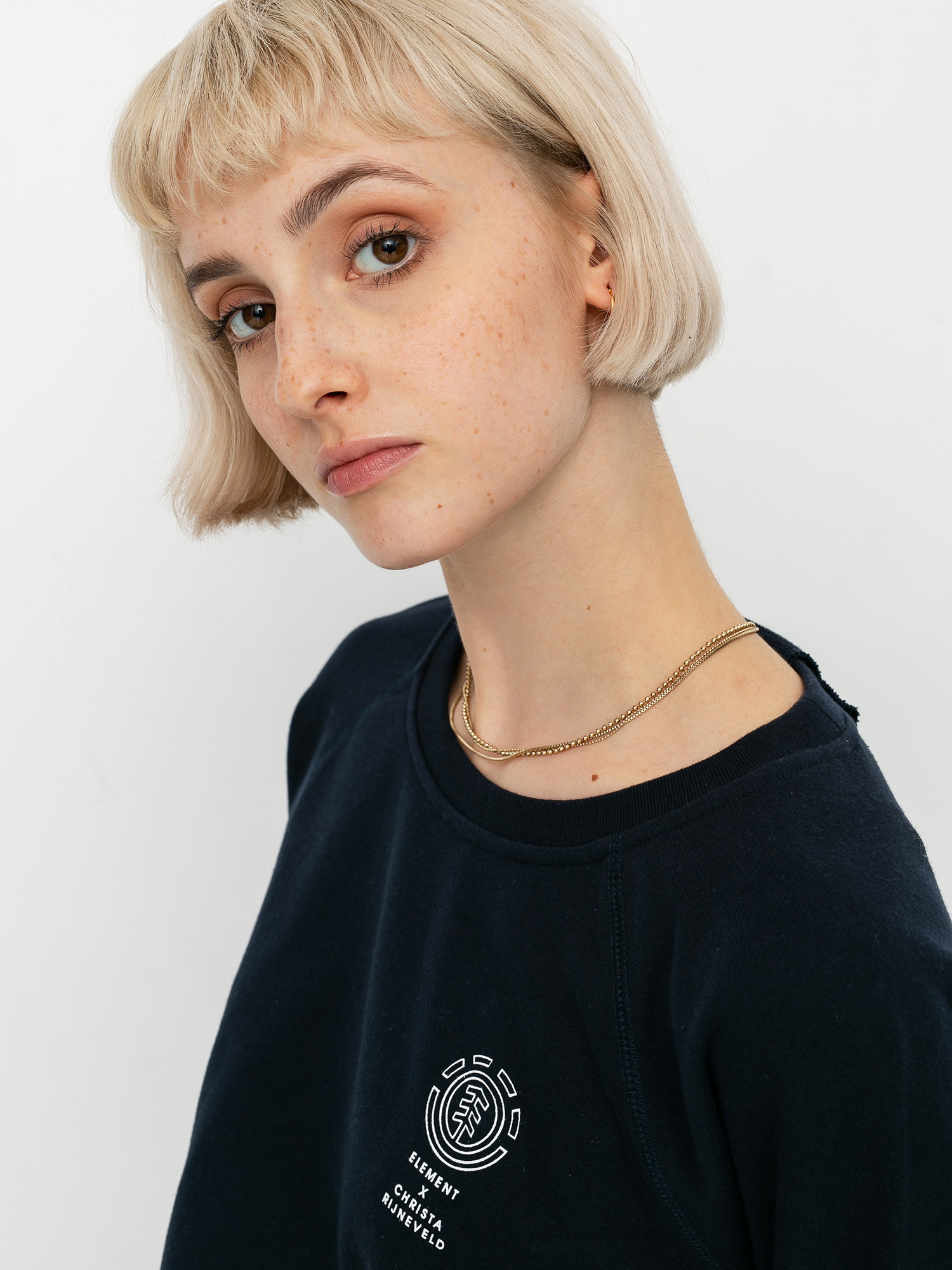 Bluza Element Christa Crew Ft Wmn (eclipse navy)