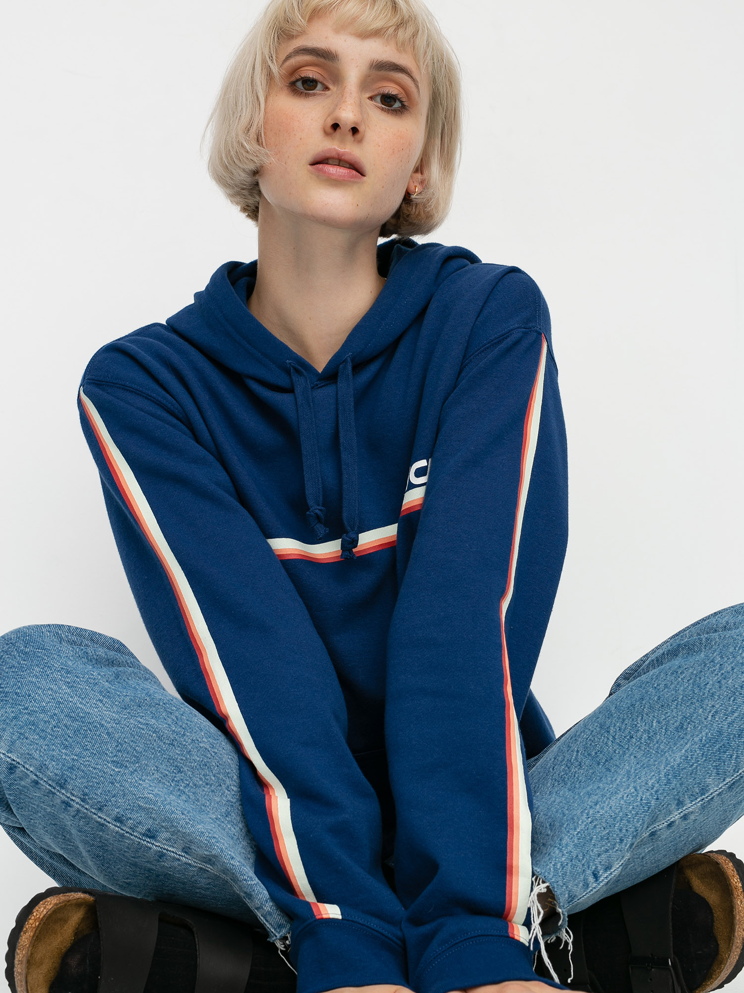 Bluza z kapturem RVCA Cannonball HD Wmn (federal blue)