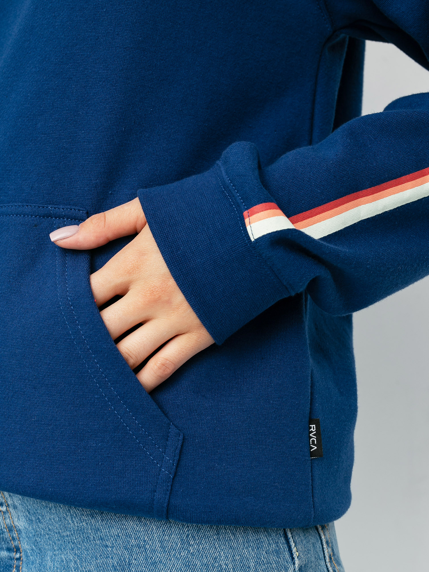 Bluza z kapturem RVCA Cannonball HD Wmn (federal blue)