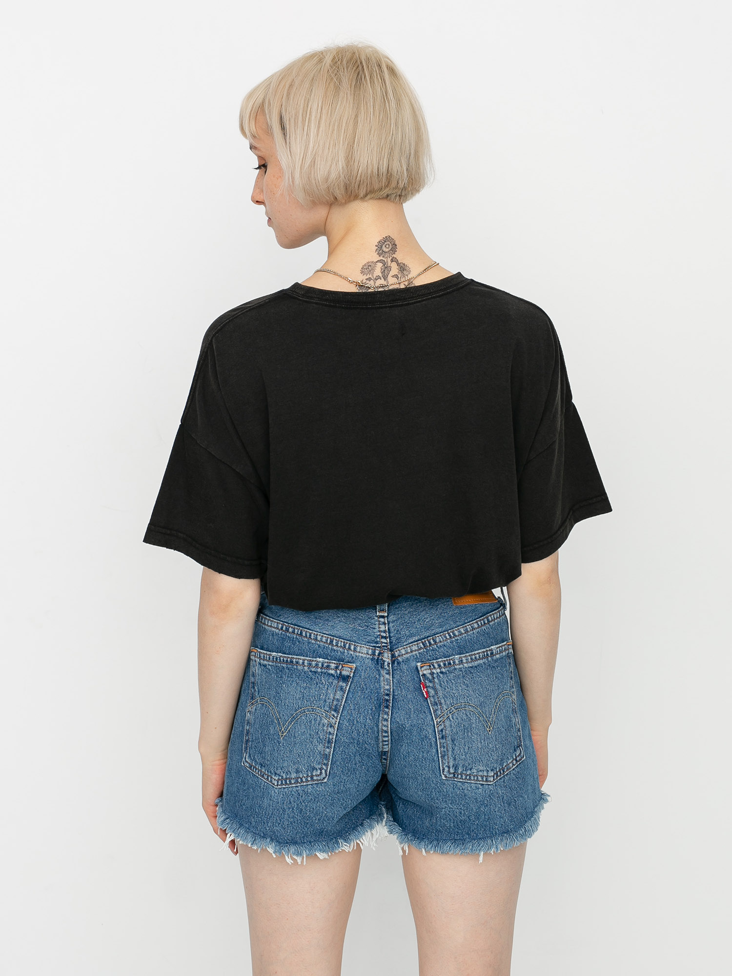 T-shirt RVCA Au Revoir Wmn (washed black)