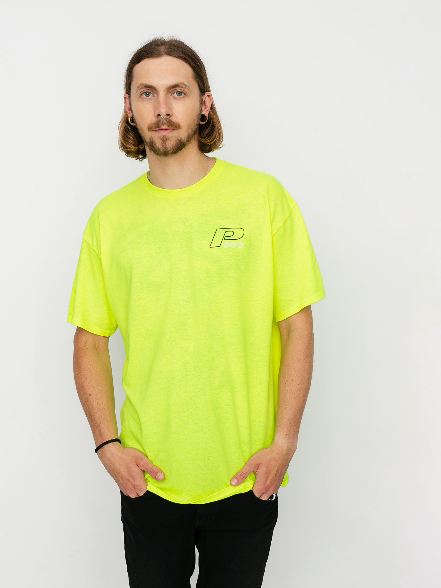 T-shirt Primitive Summit (safty green)