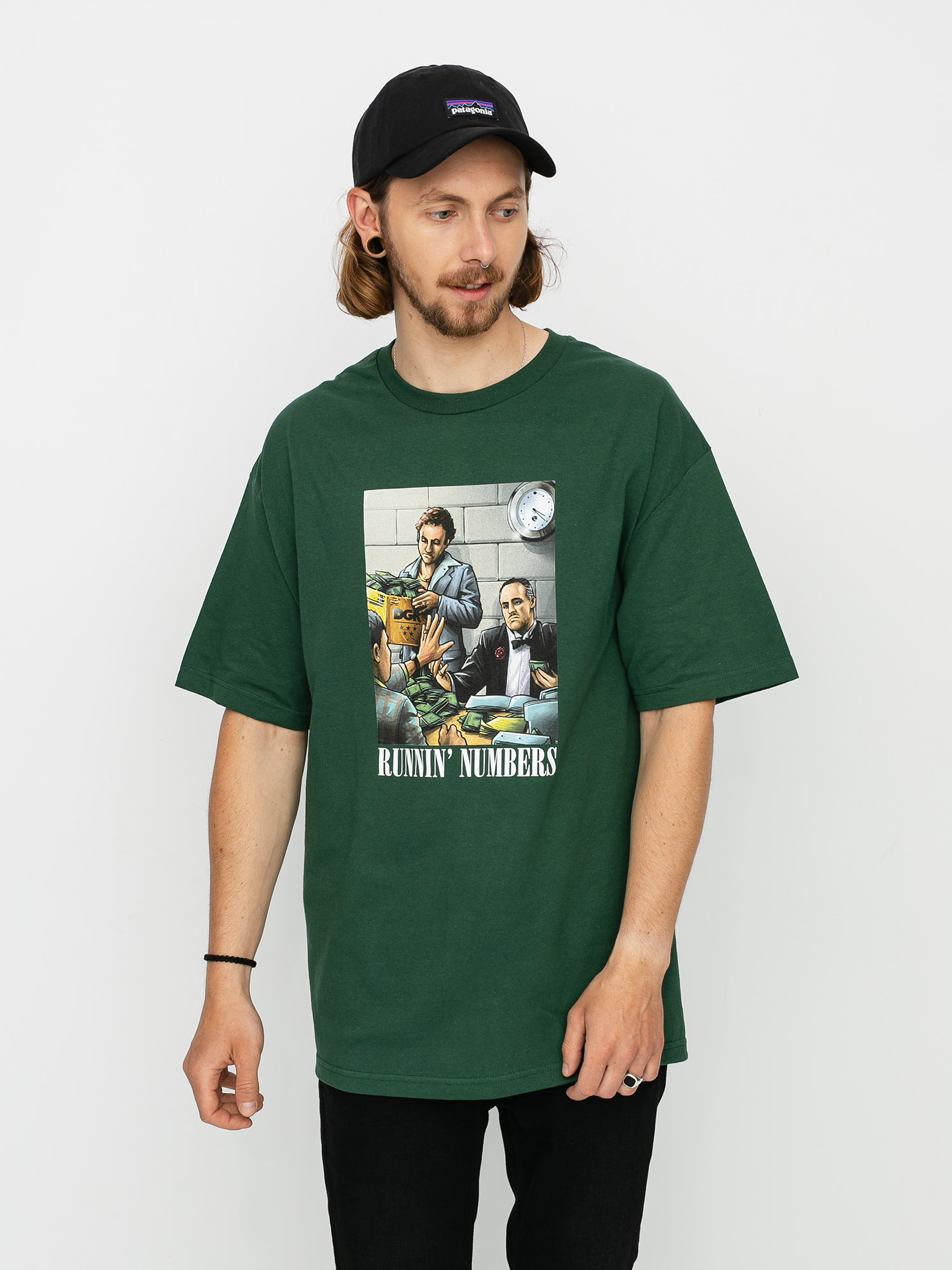 T-shirt DGK Runnin Numbers (forest)
