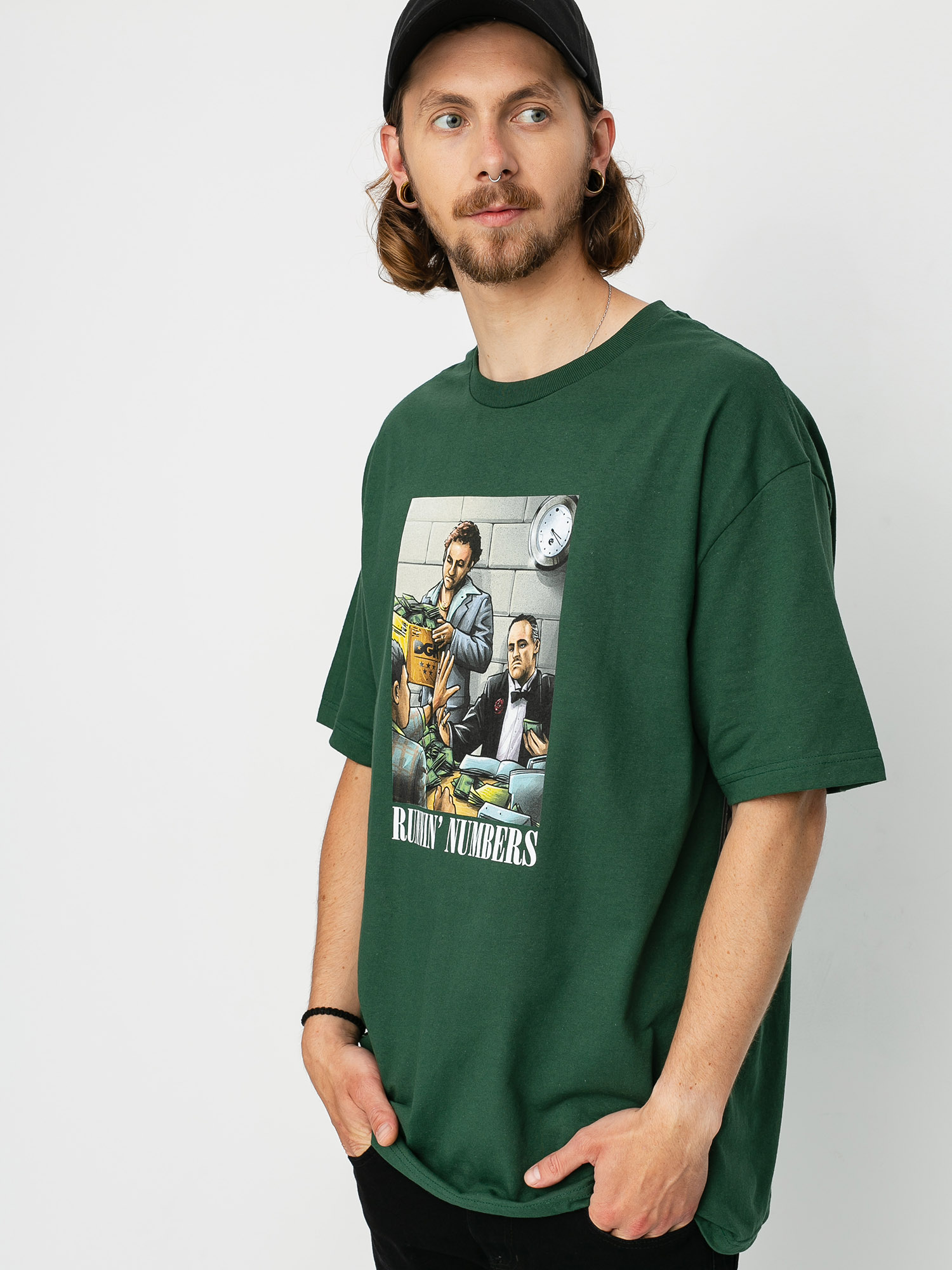 T-shirt DGK Runnin Numbers (forest)