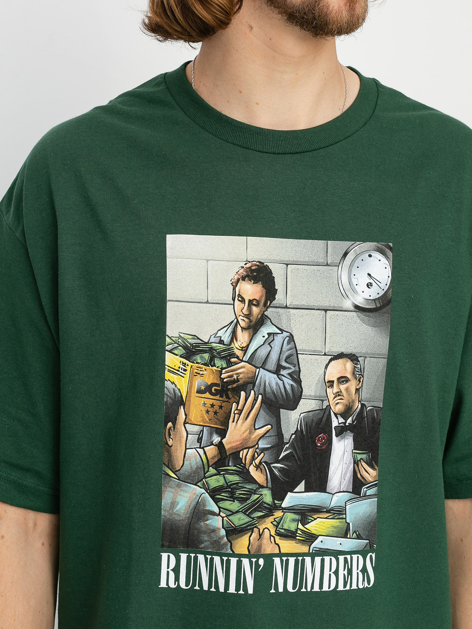 T-shirt DGK Runnin Numbers (forest)