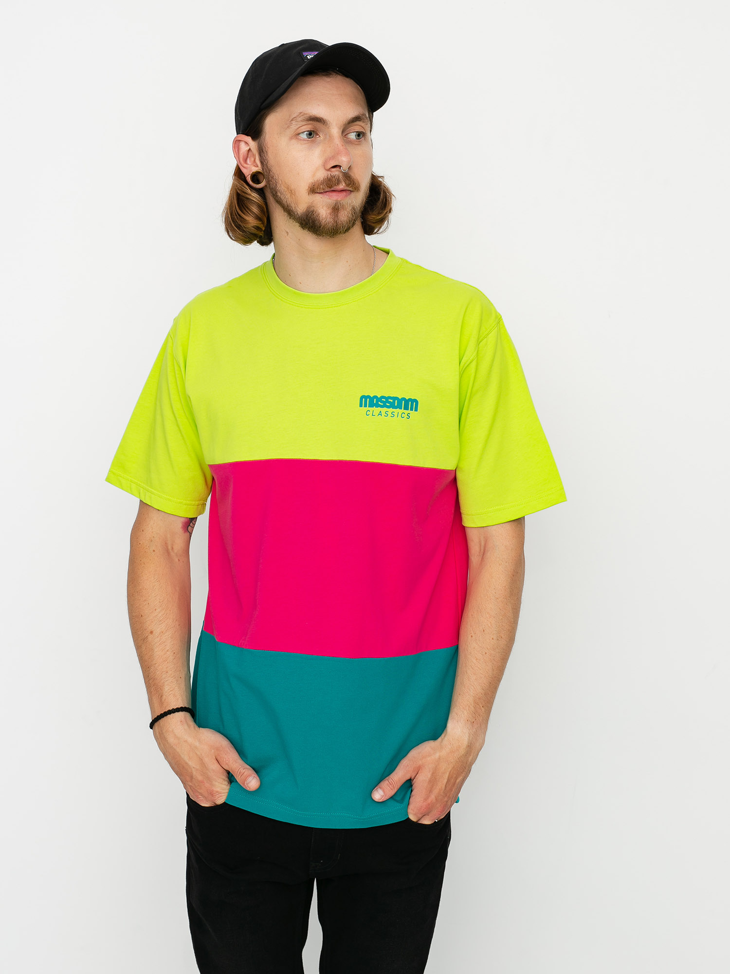 T-shirt MassDnm Zone (mint/magenta/yellow)