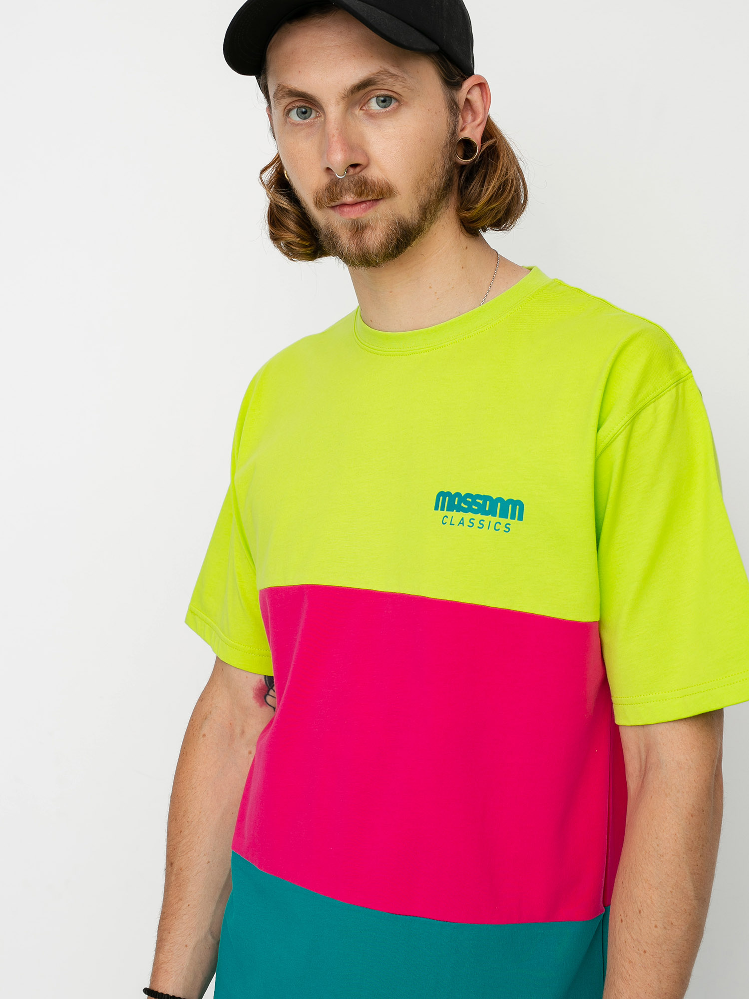 T-shirt MassDnm Zone (mint/magenta/yellow)