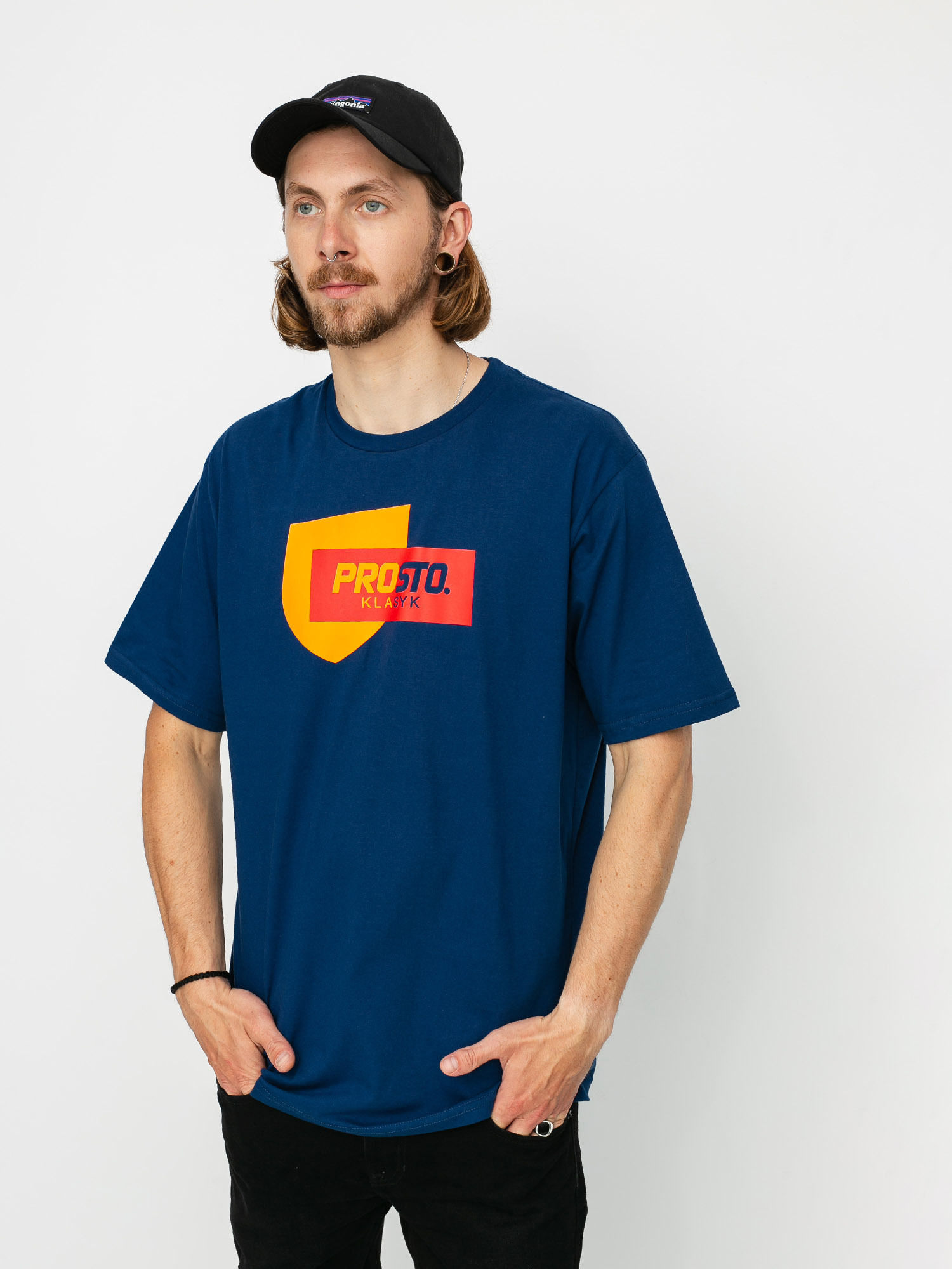 T-shirt Prosto Brand (dark blue)