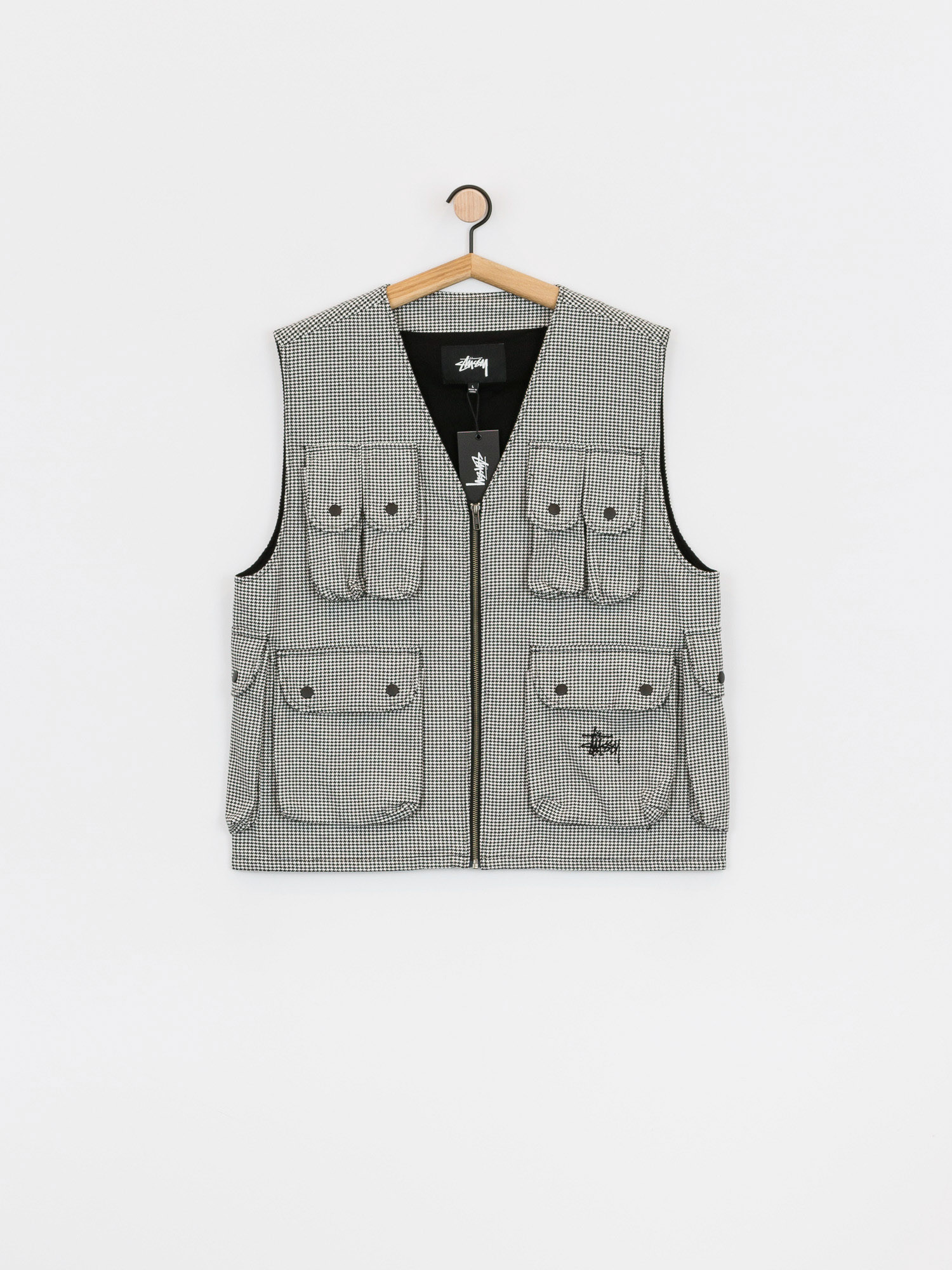 Kamizelka Stussy Houndstooth Work Vest (houndstooth)