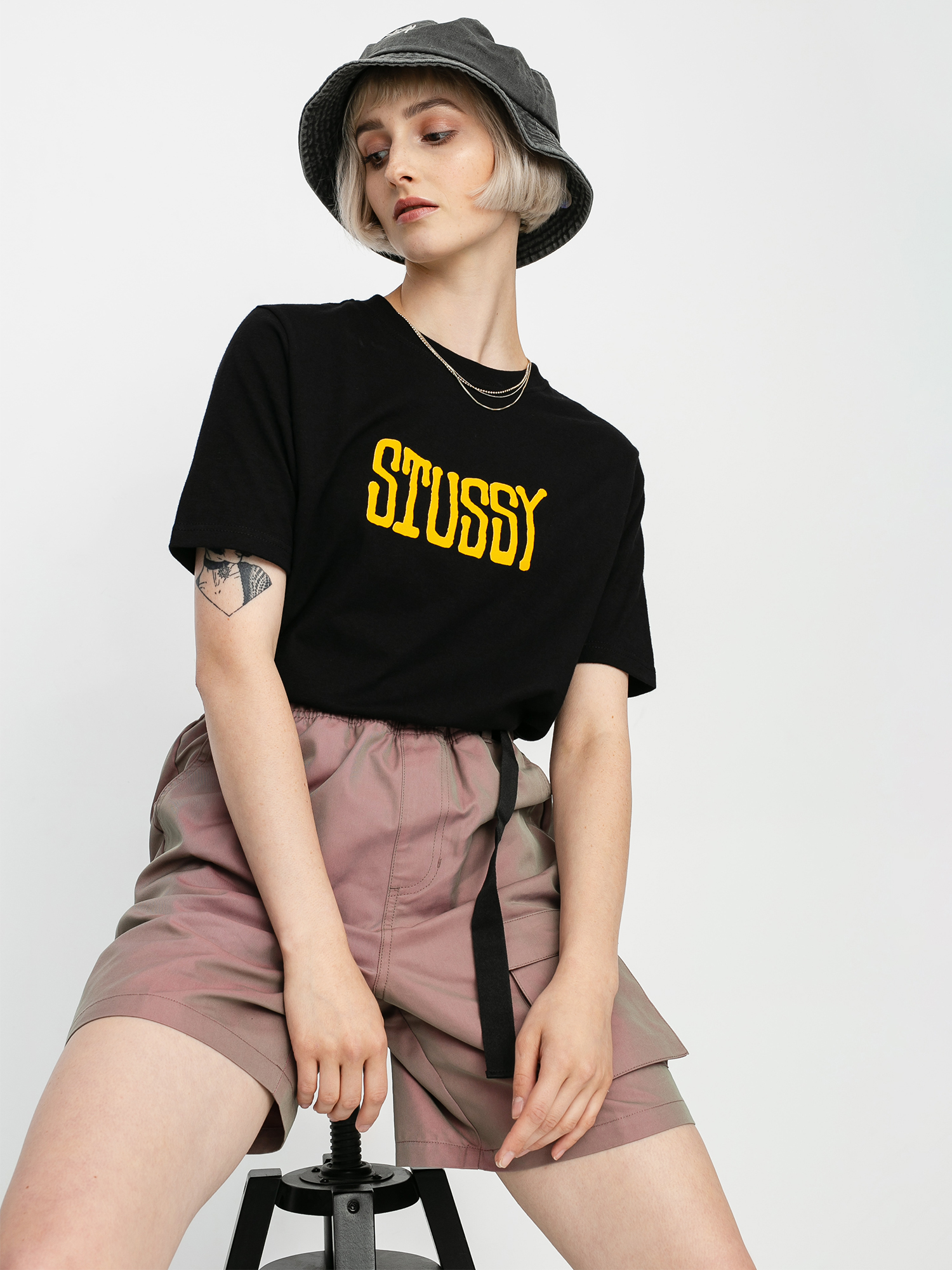T-shirt Stussy Og Stussy Wmn (black)