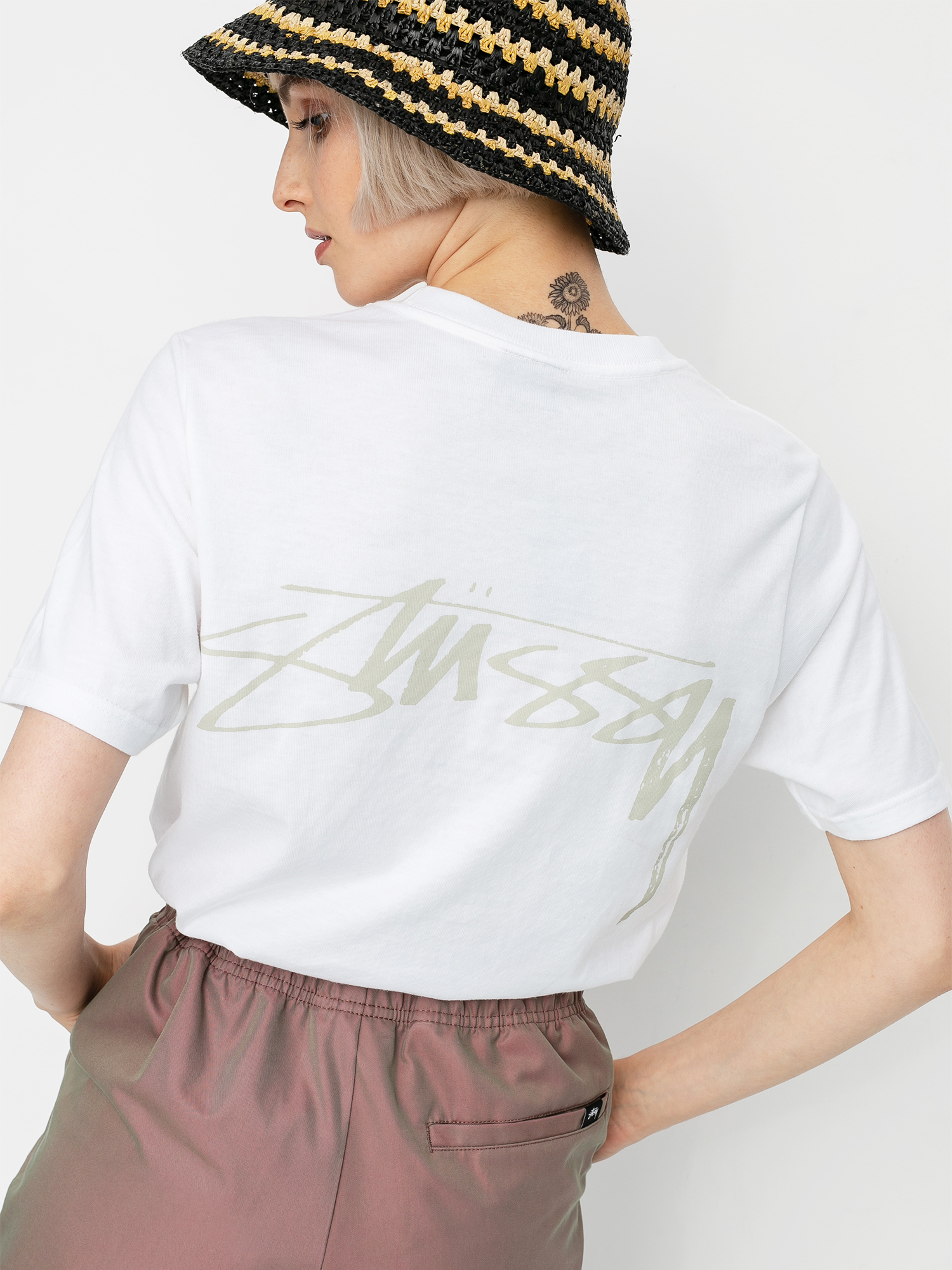 T-shirt Stussy Smooth Stock Wmn (white)