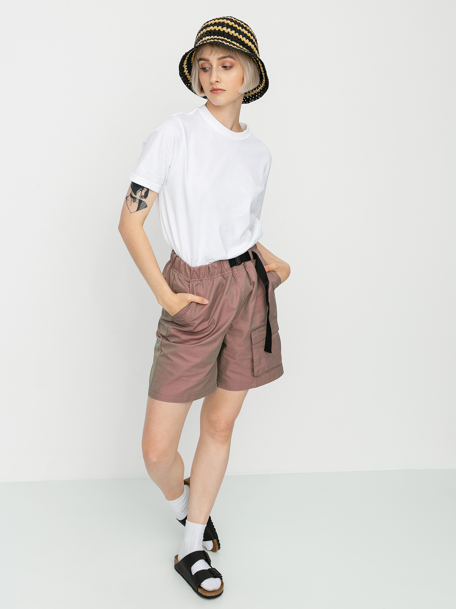 T-shirt Stussy Smooth Stock Wmn (white)