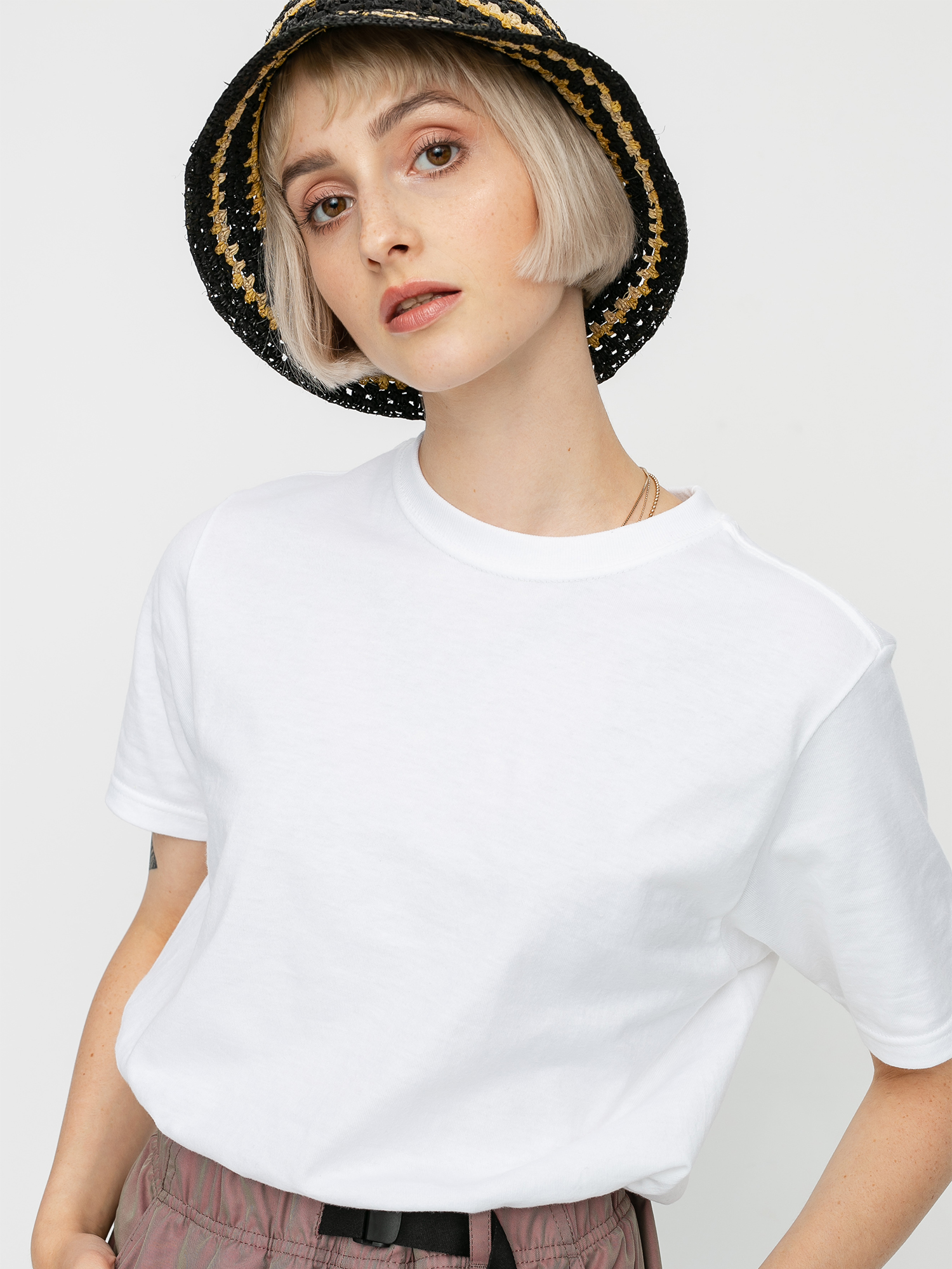 T-shirt Stussy Smooth Stock Wmn (white)