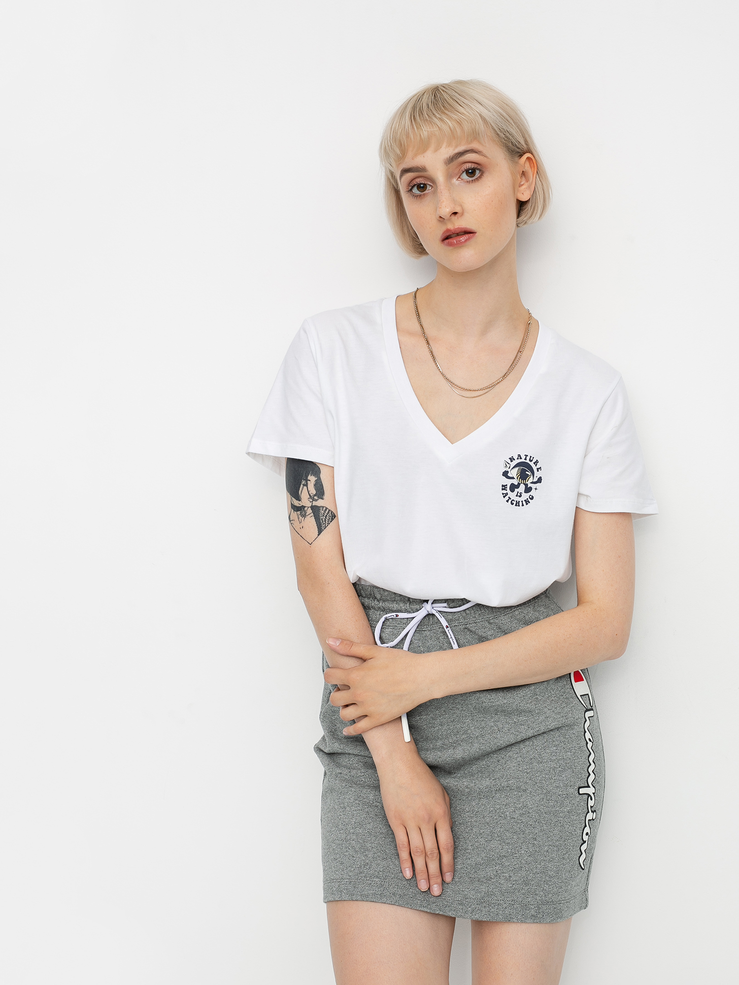 T-shirt Volcom Volneck Wmn (white)