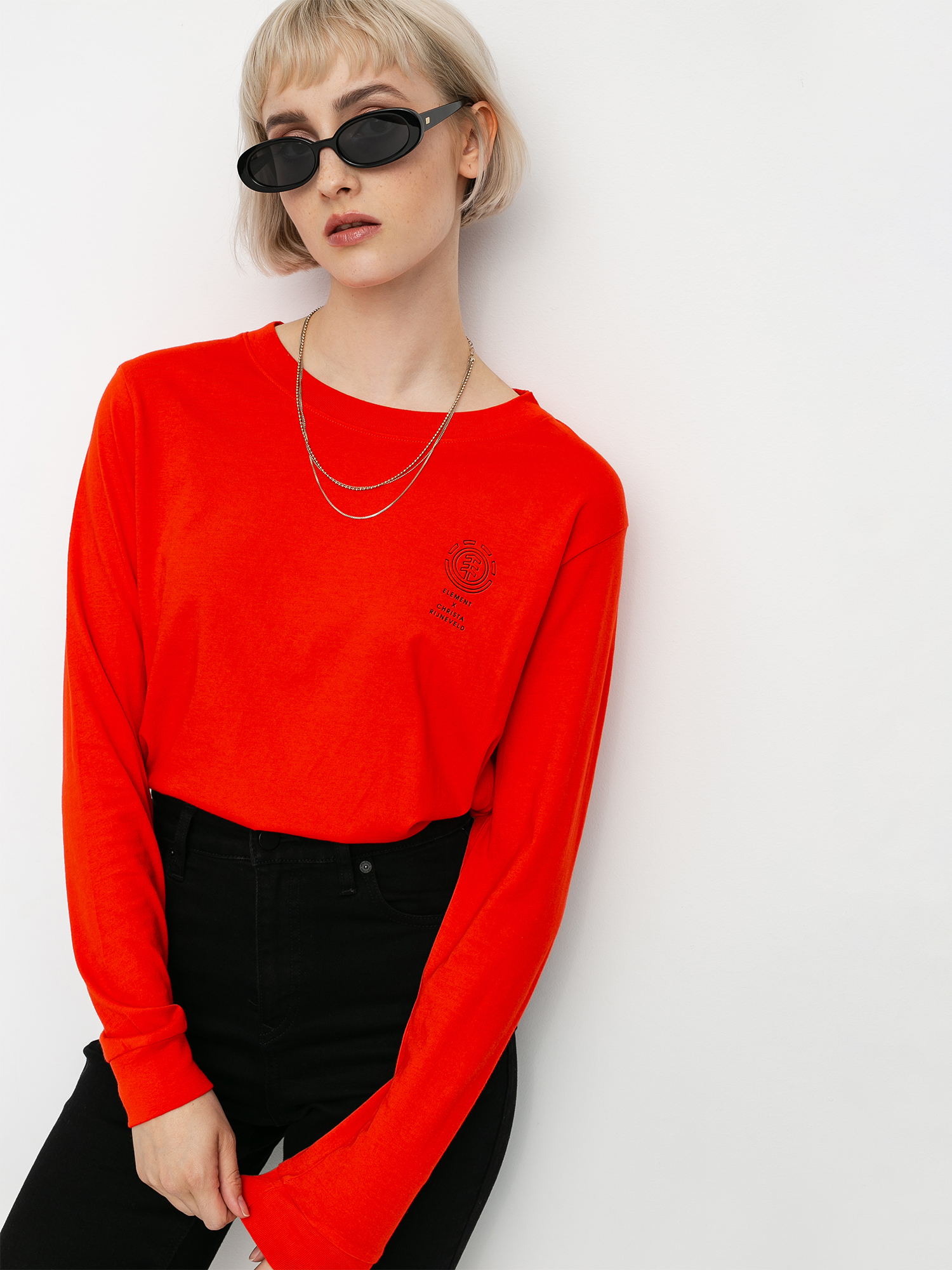 Longsleeve Element Christa Crop Wmn (grenadine)