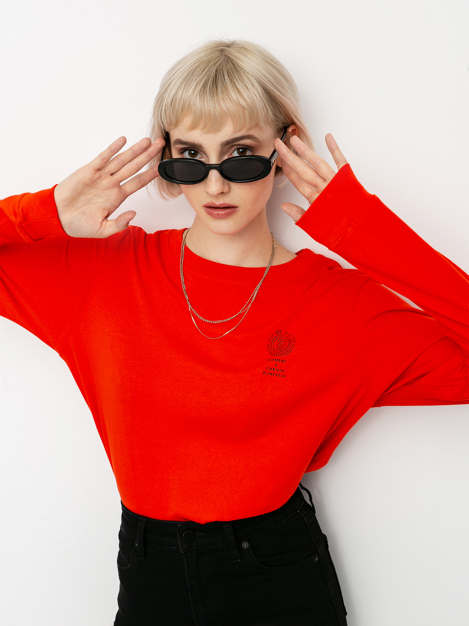 Longsleeve Element Christa Crop Wmn (grenadine)