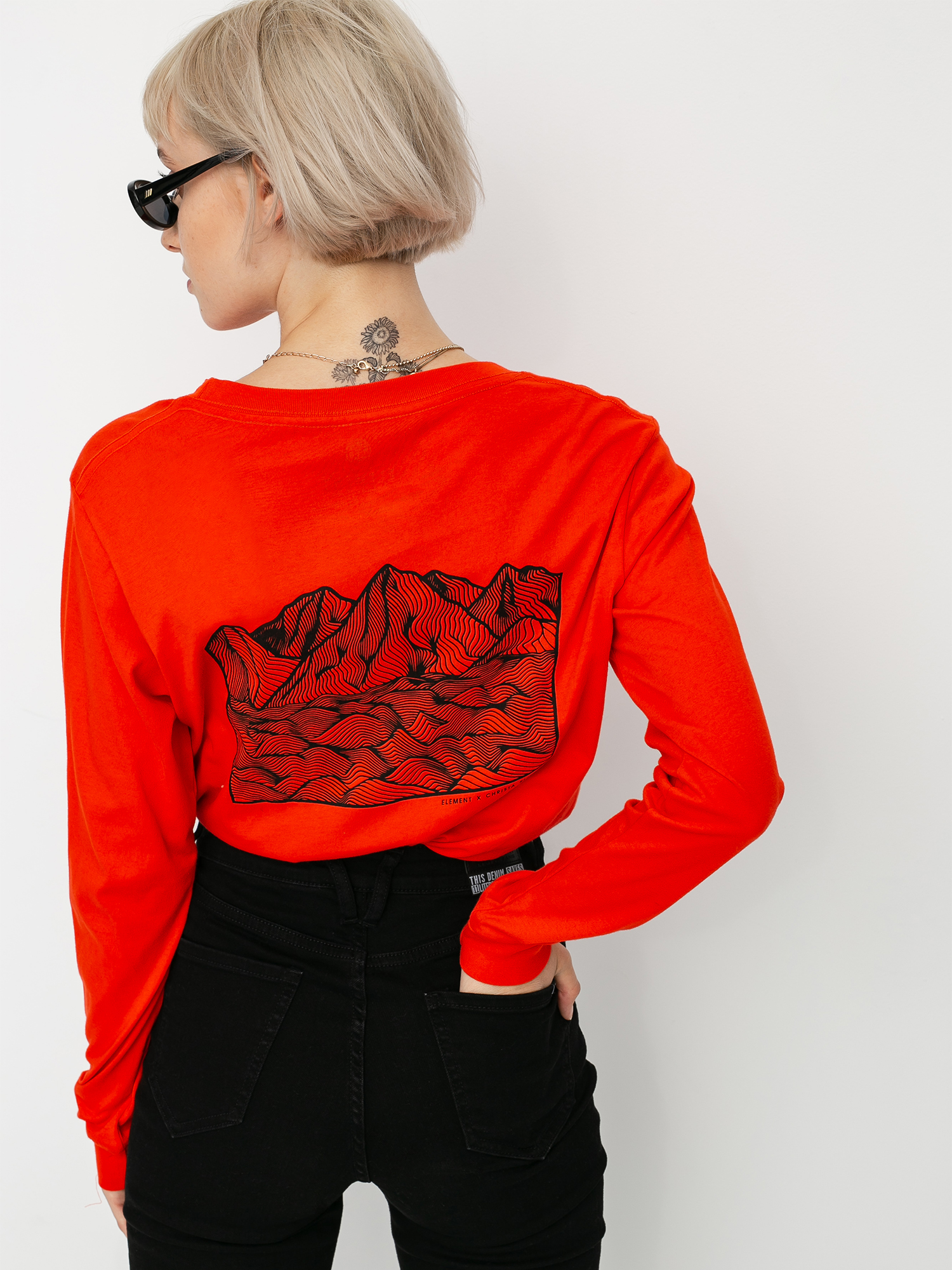Longsleeve Element Christa Crop Wmn (grenadine)