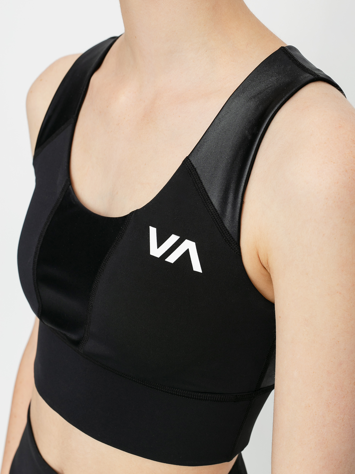 Stanik sportowy RVCA Matte Shine Bra (black)
