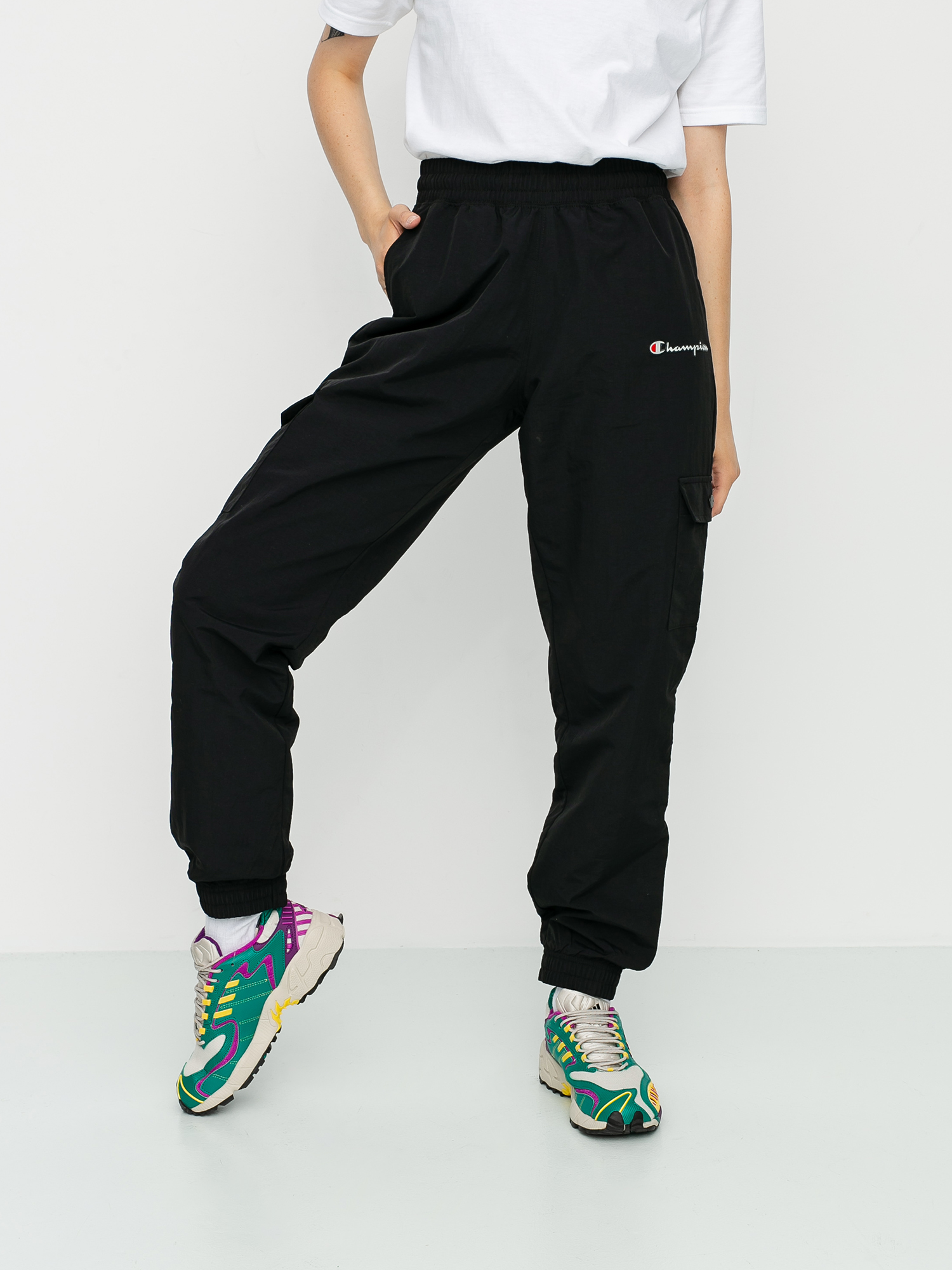 Spodnie Champion Elastic Cuff 112659 Wmn (nbk)