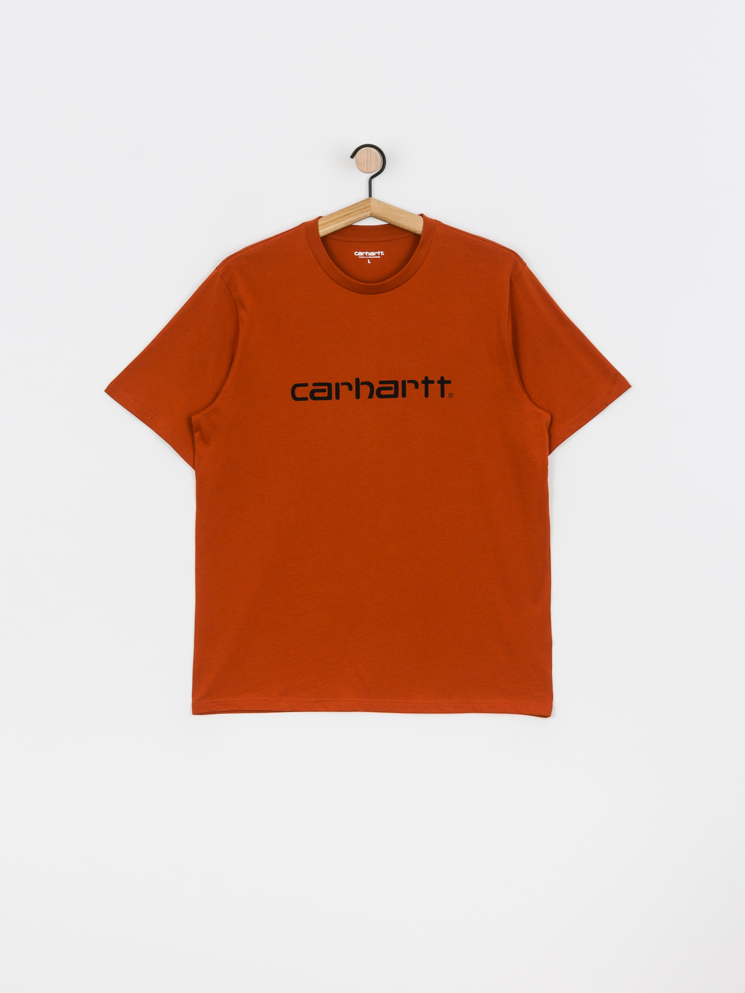 T-shirt Carhartt WIP Script (cinnamon/black)