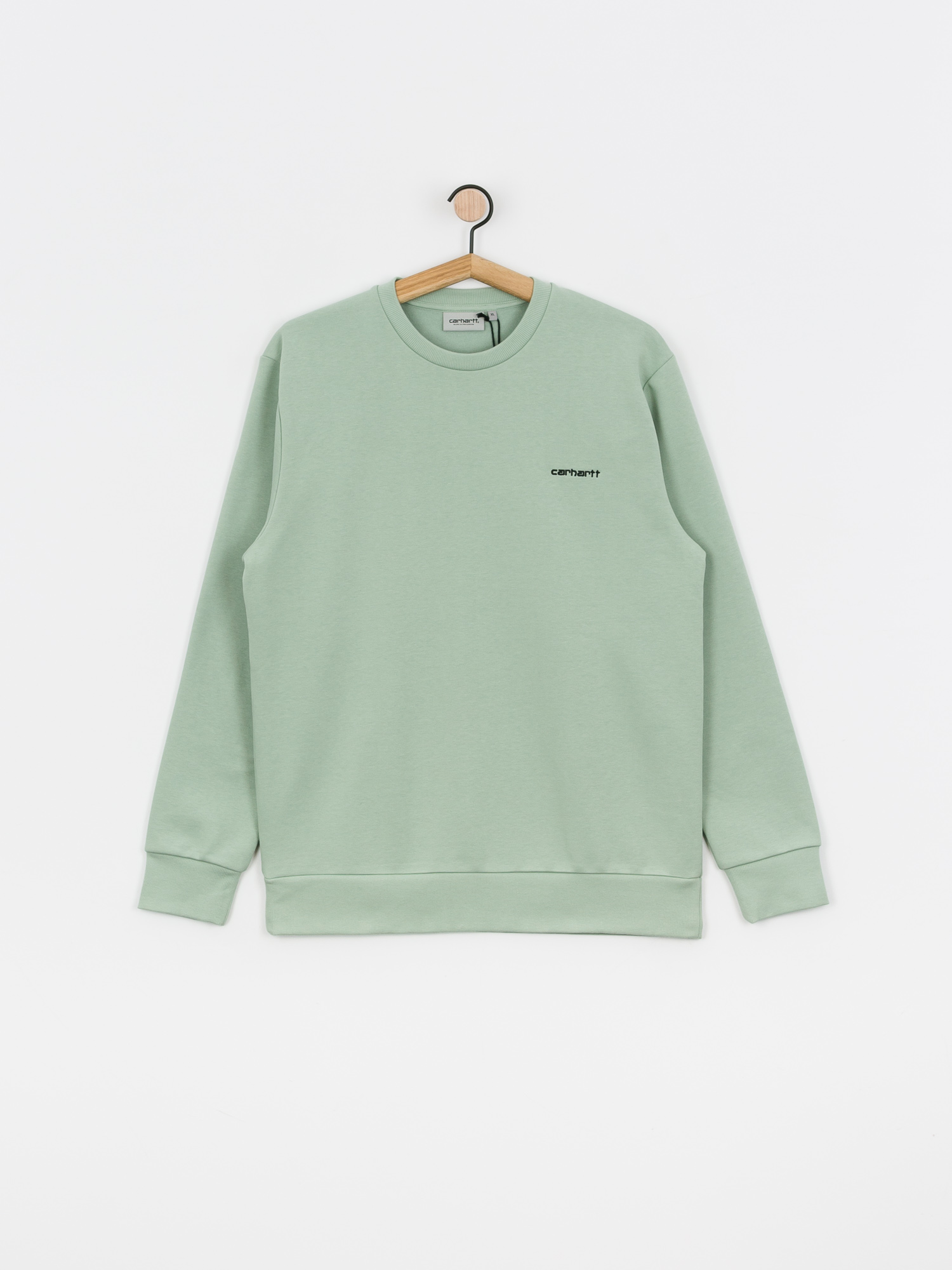 Bluza Carhartt WIP Script Embroidery (frosted green/black)