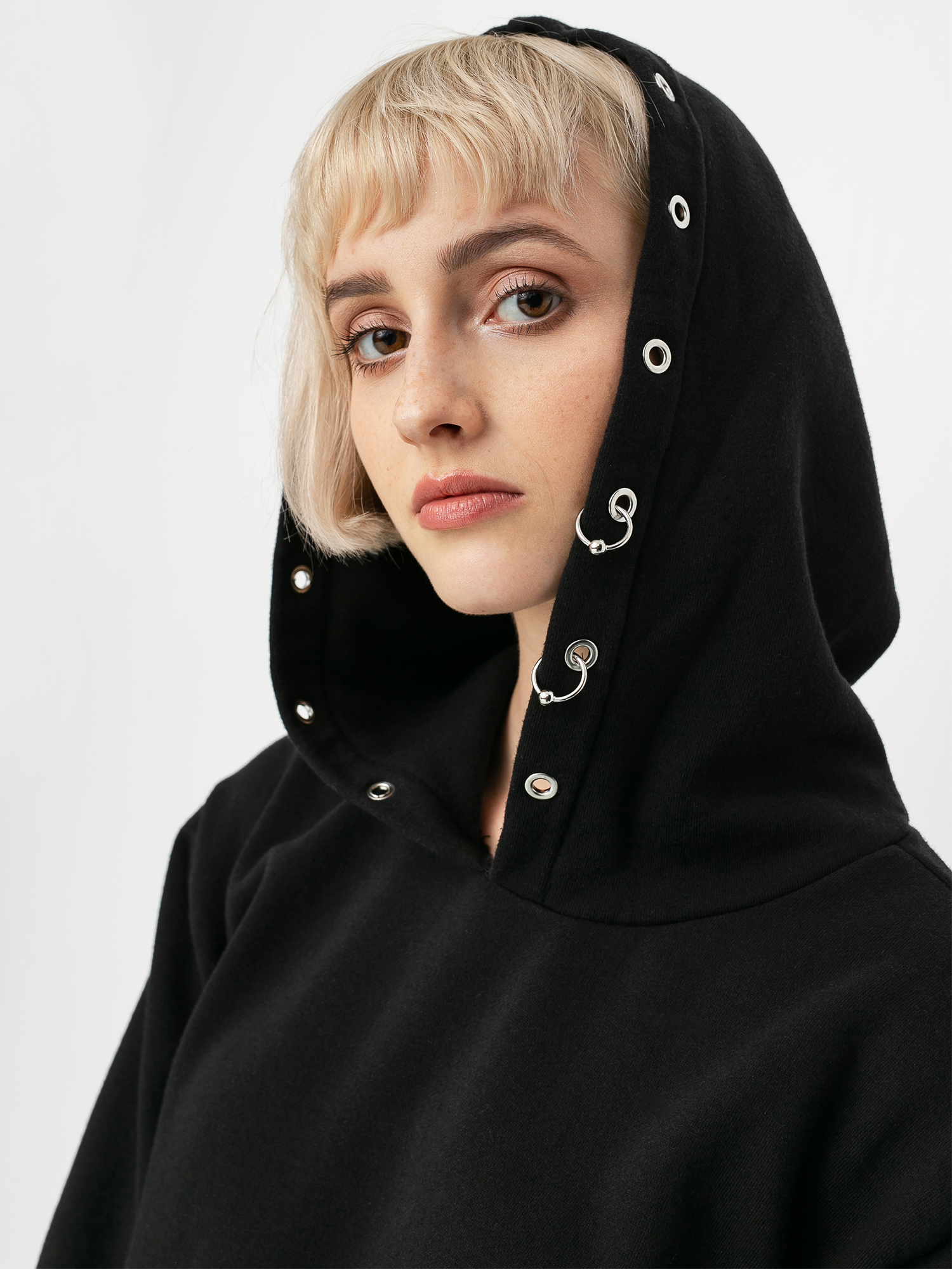 Bluza z kapturem Vans Sandy HD Wmn (black)