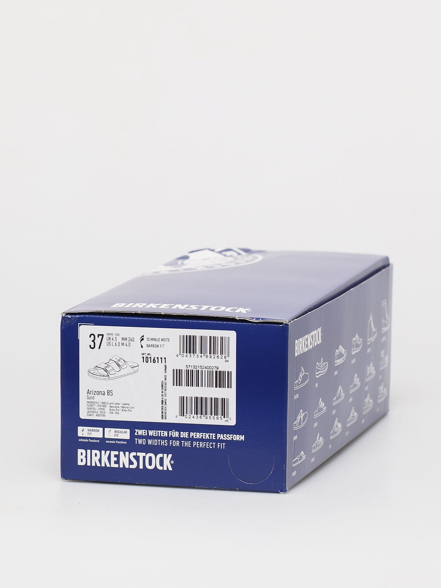 Klapki Birkenstock Arizona Narrow Wmn (gold)