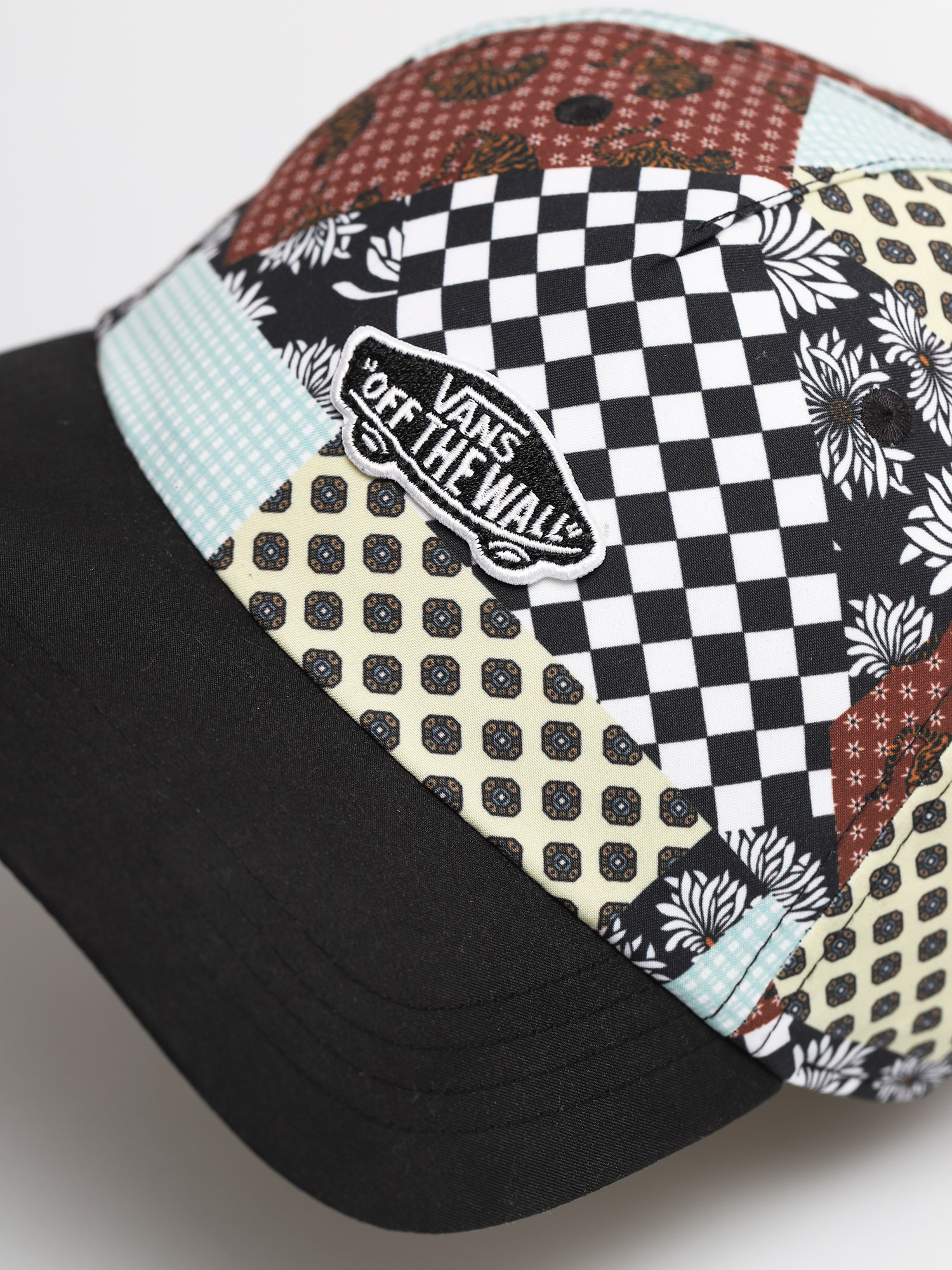 Czapka z daszkiem Vans Court Side Printed ZD Wmn (floral patchwork)