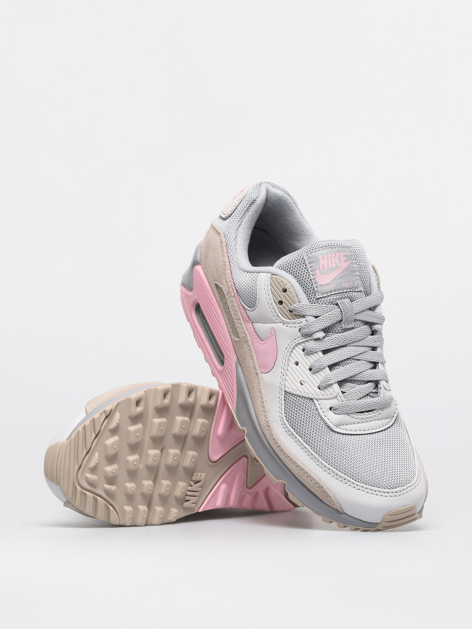 Buty Nike Air Max 90 (vast grey/pink wolf grey string)