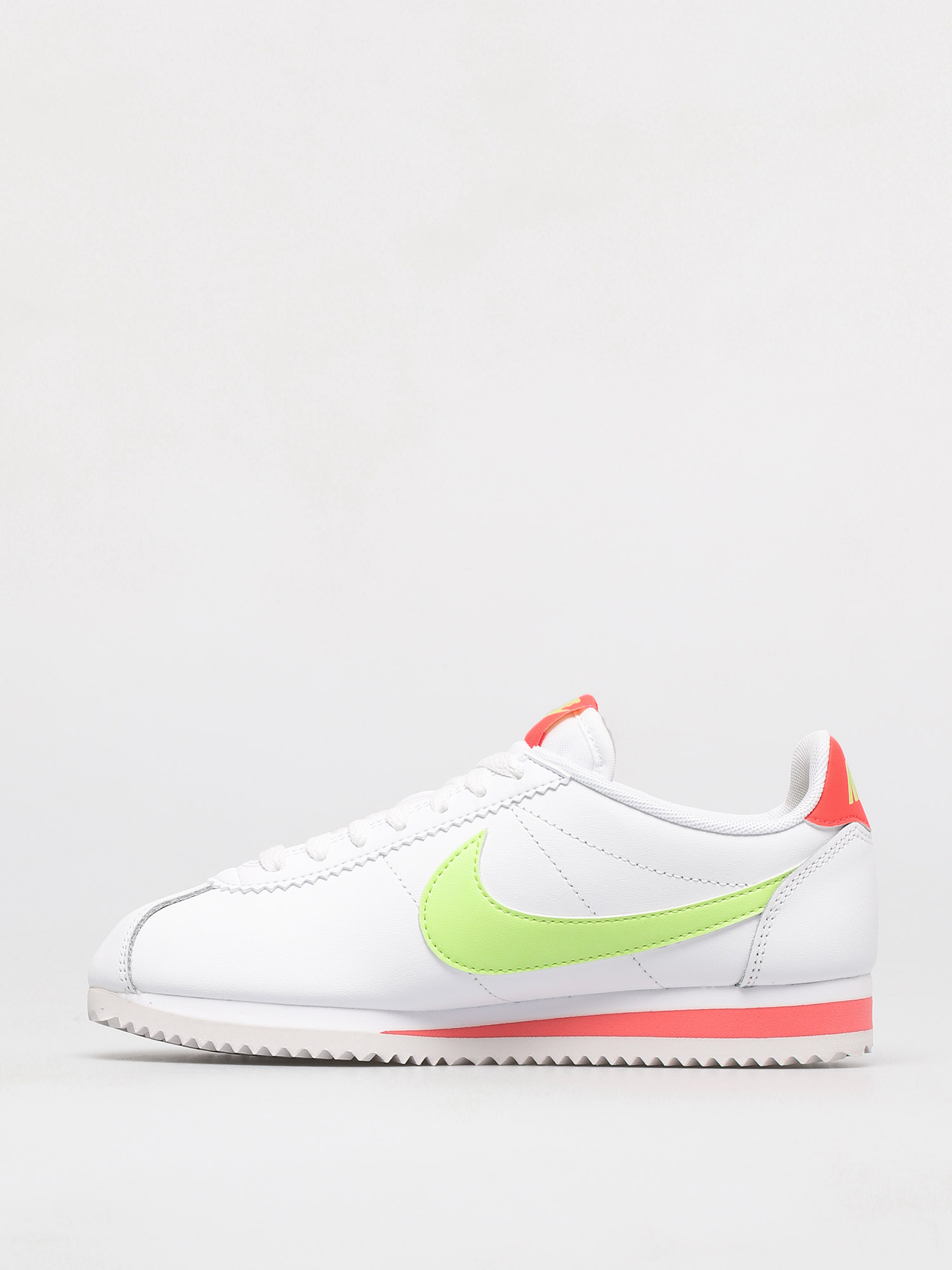 Buty Nike Classic Cortez Wmn (white/barely volt flash crimson)