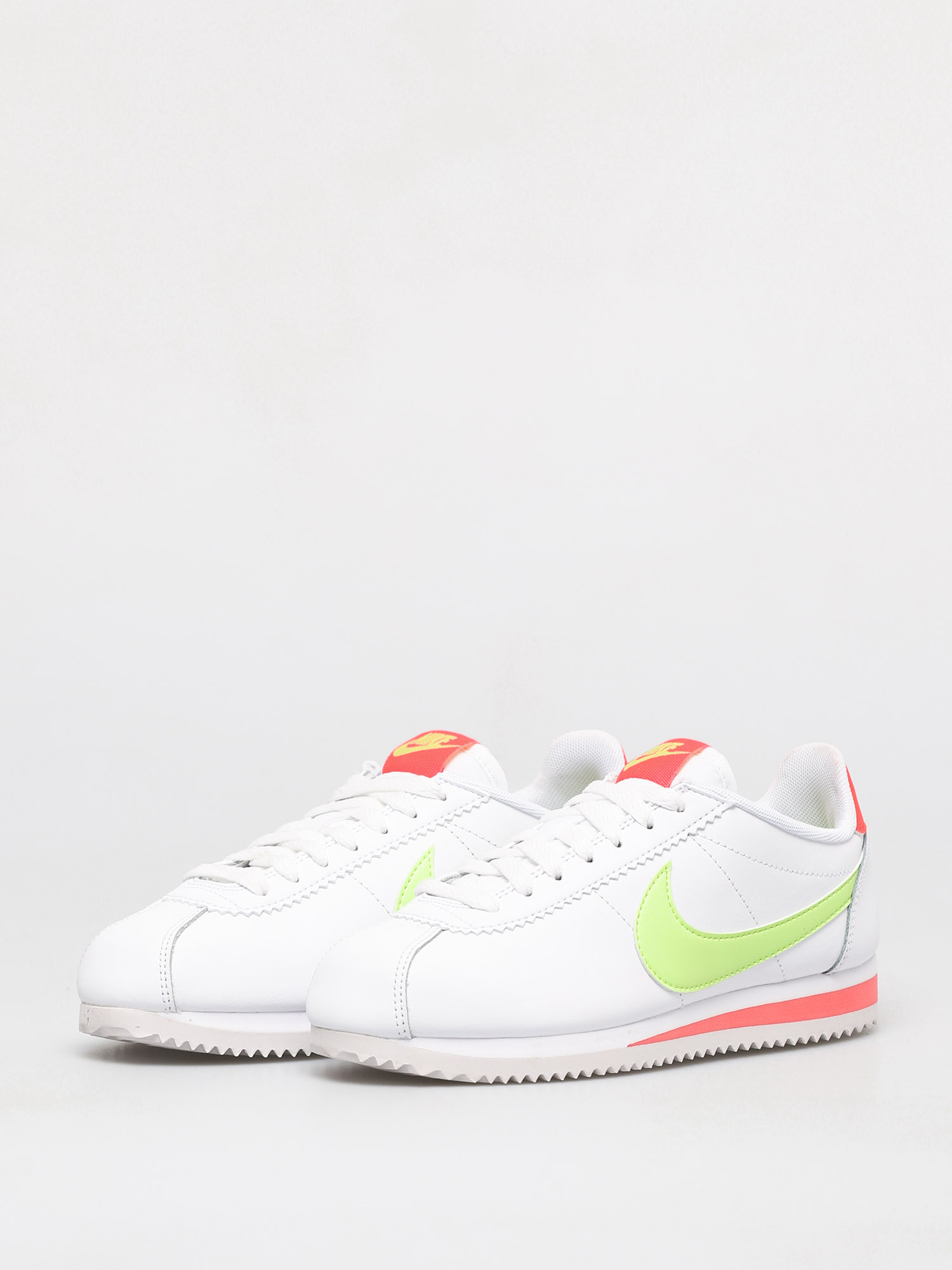 Buty Nike Classic Cortez Wmn (white/barely volt flash crimson)