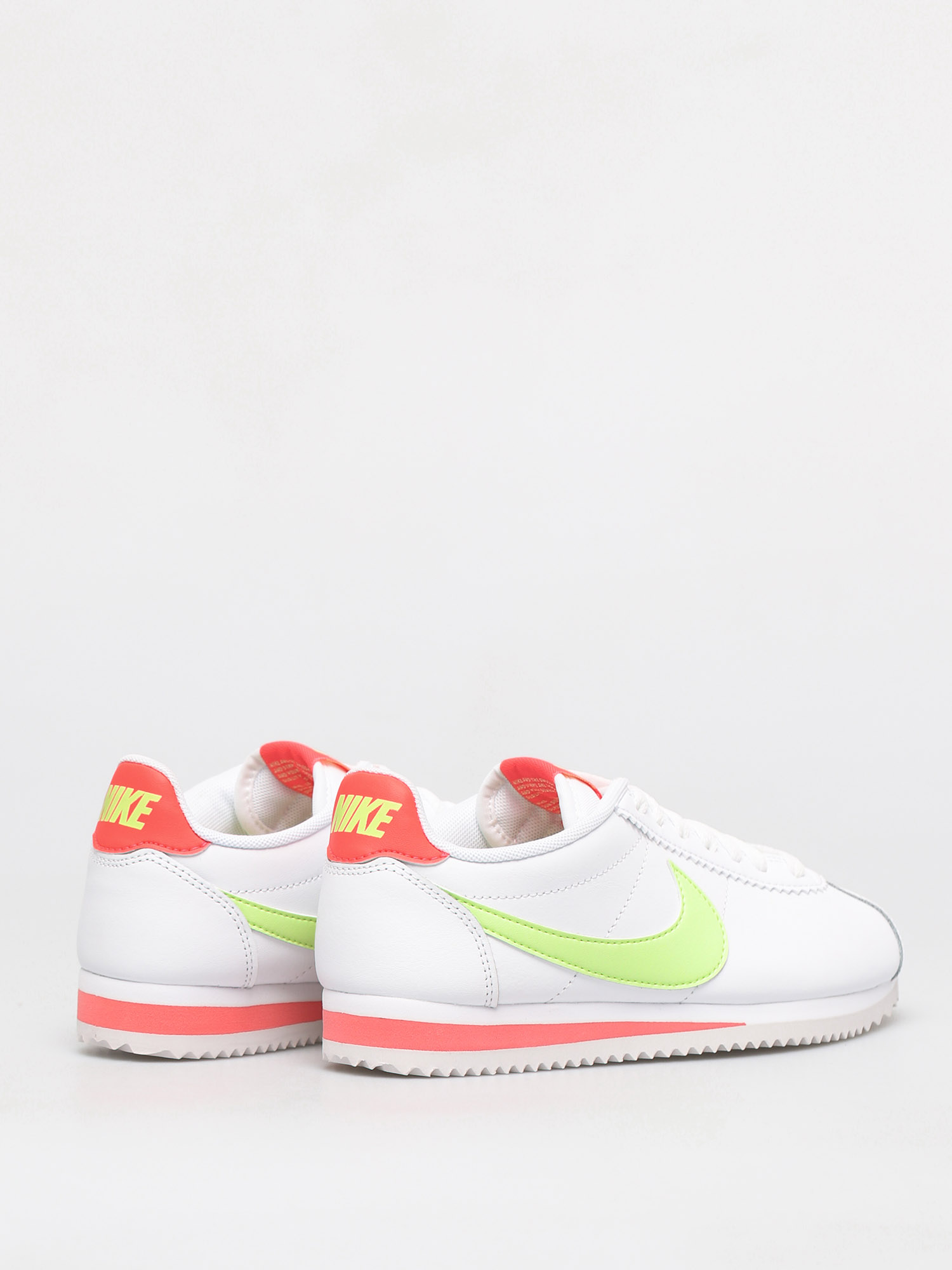 Buty Nike Classic Cortez Wmn (white/barely volt flash crimson)