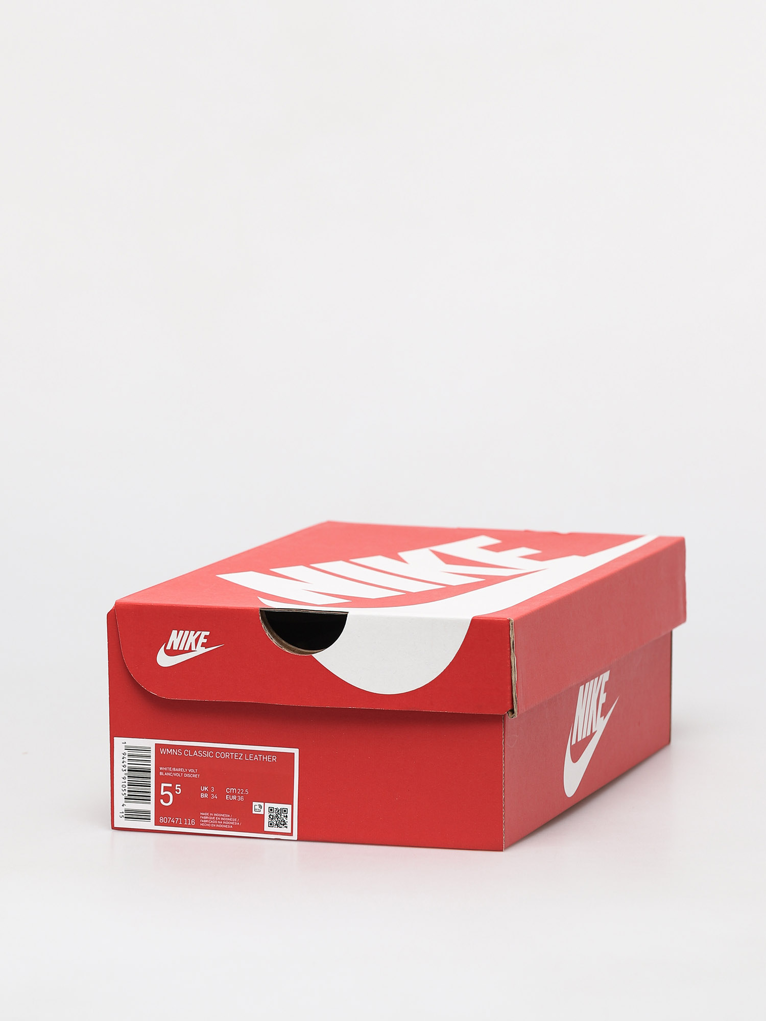 Buty Nike Classic Cortez Wmn (white/barely volt flash crimson)