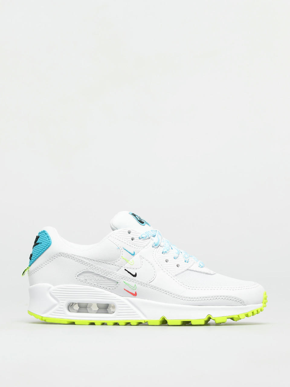 Buty Nike Air Max 90 Se Wmn (white/white blue fury volt)