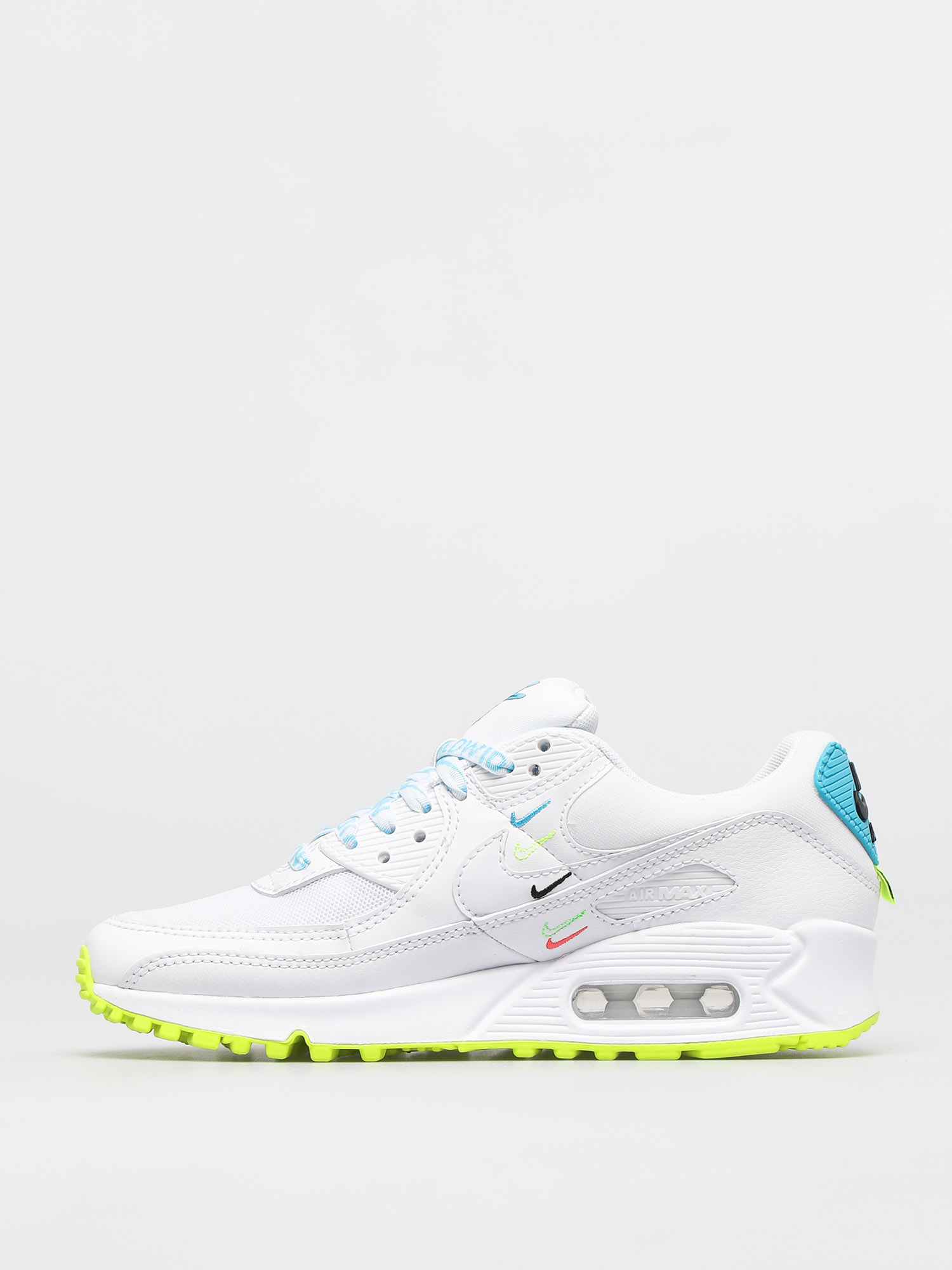 Buty Nike Air Max 90 Se Wmn (white/white blue fury volt)