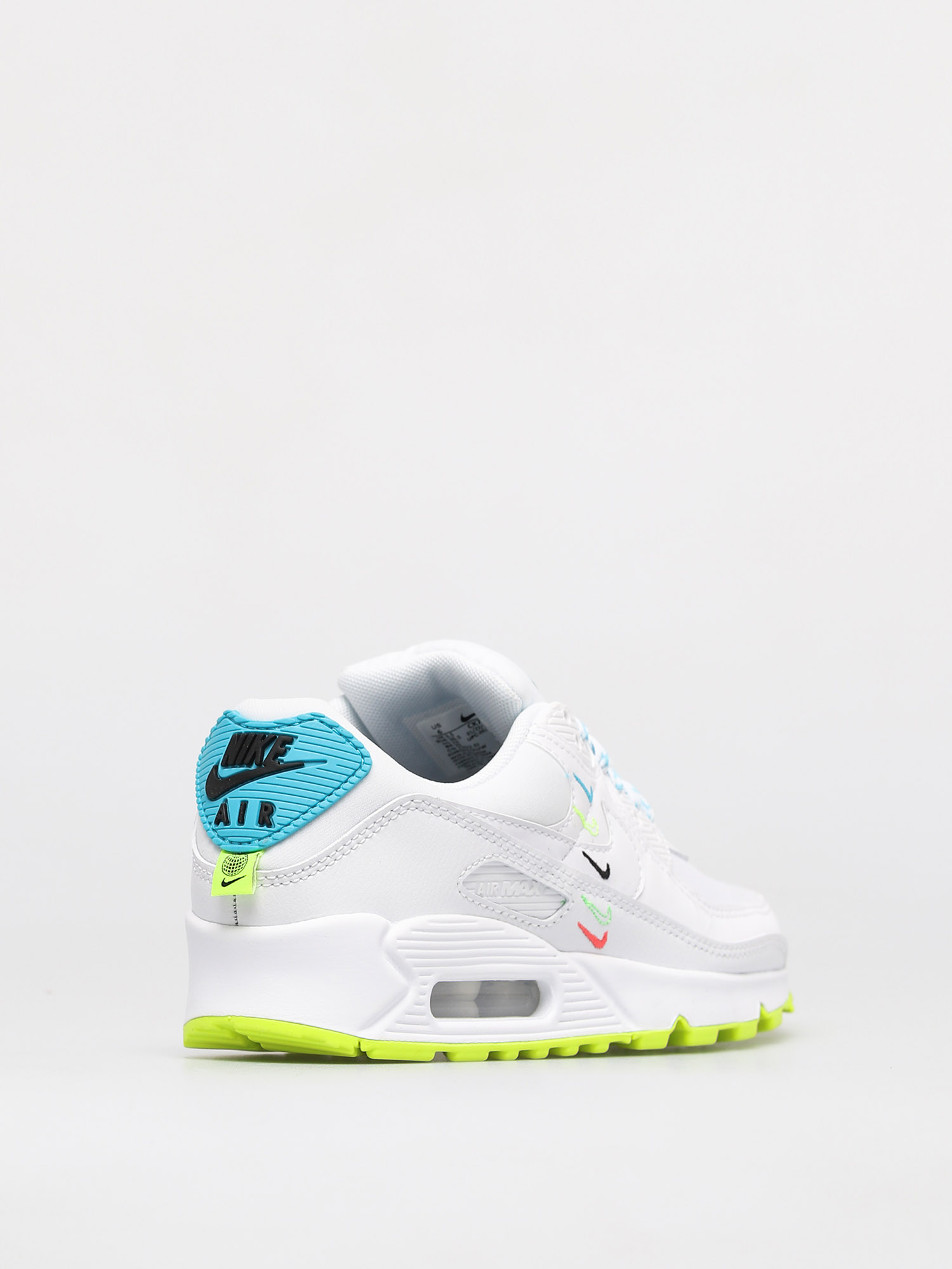 Buty Nike Air Max 90 Se Wmn (white/white blue fury volt)