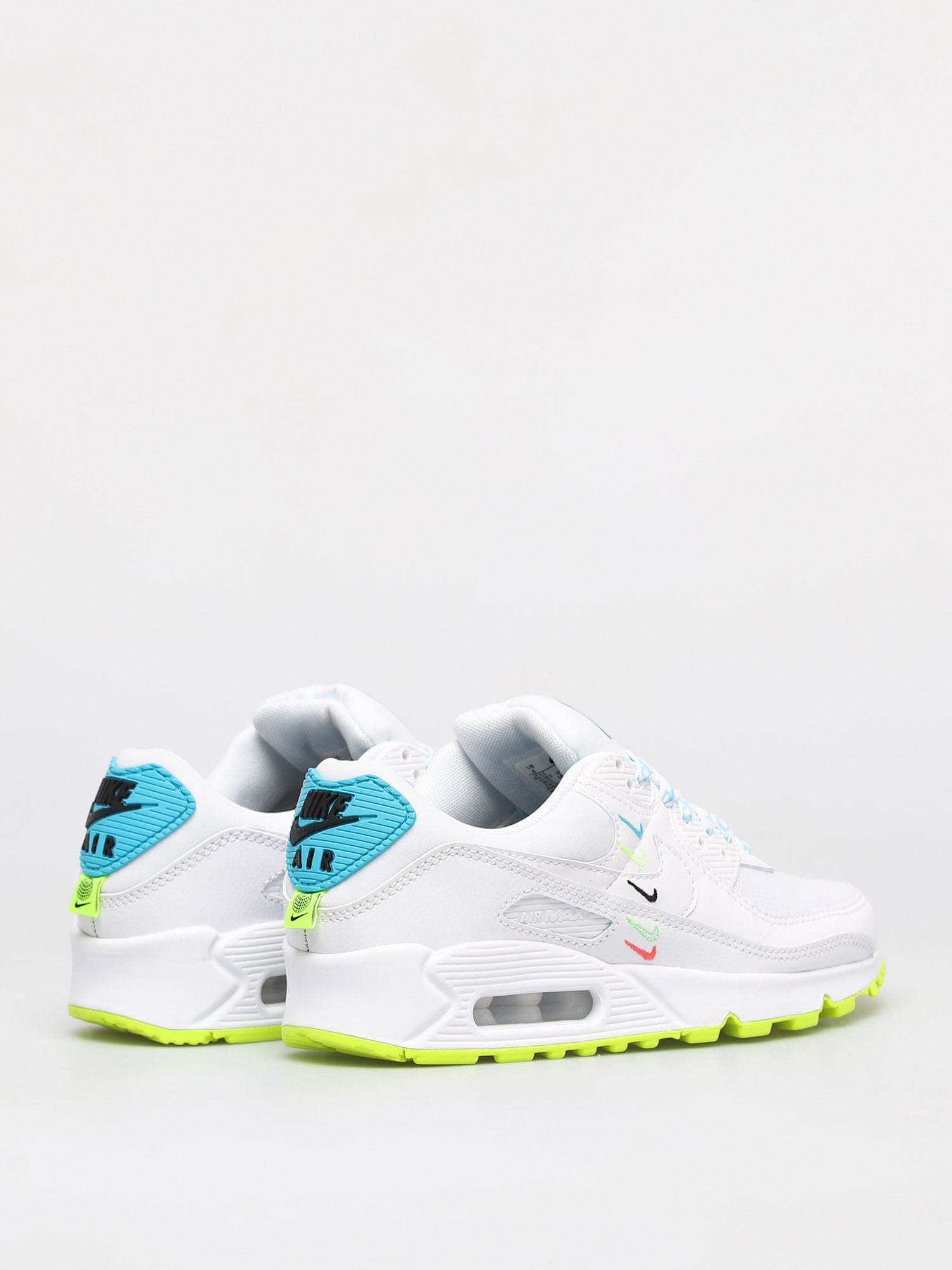 Buty Nike Air Max 90 Se Wmn (white/white blue fury volt)