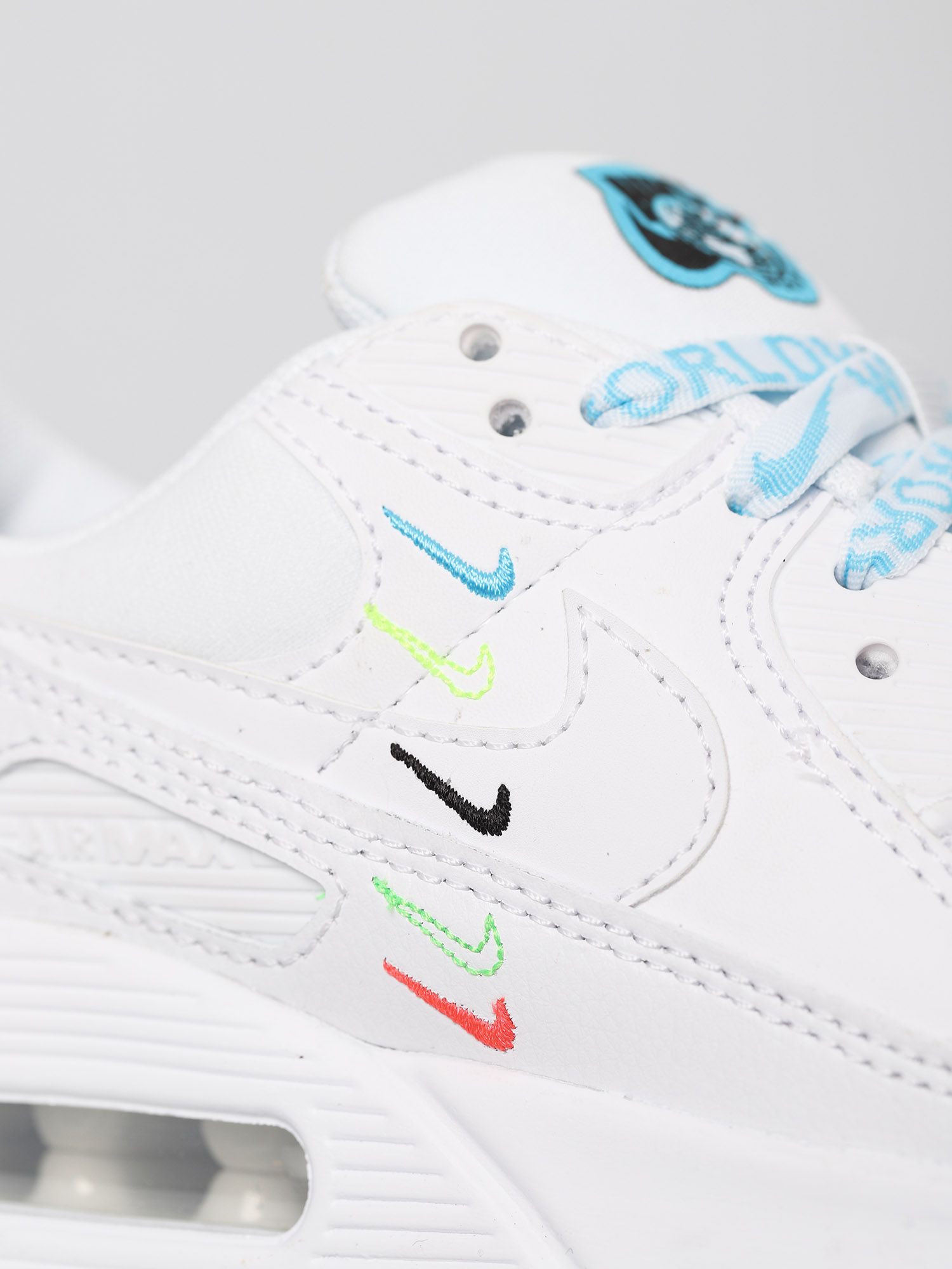 Buty Nike Air Max 90 Se Wmn (white/white blue fury volt)
