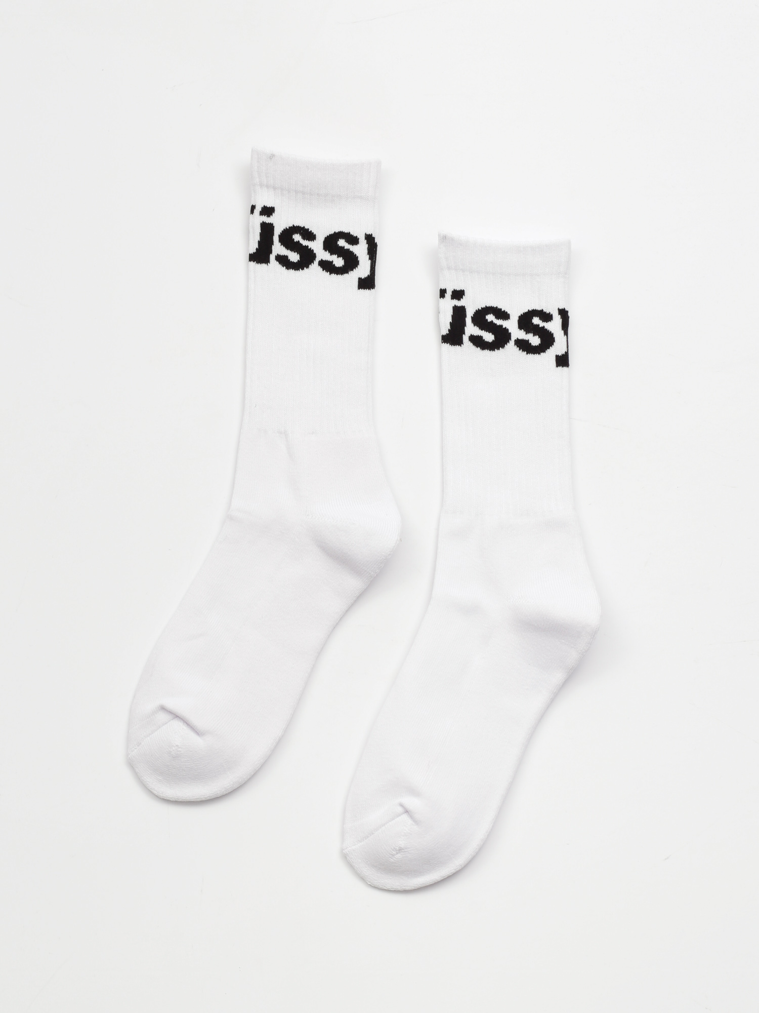 Skarpetki Stussy Jacquard Logo (white/black)